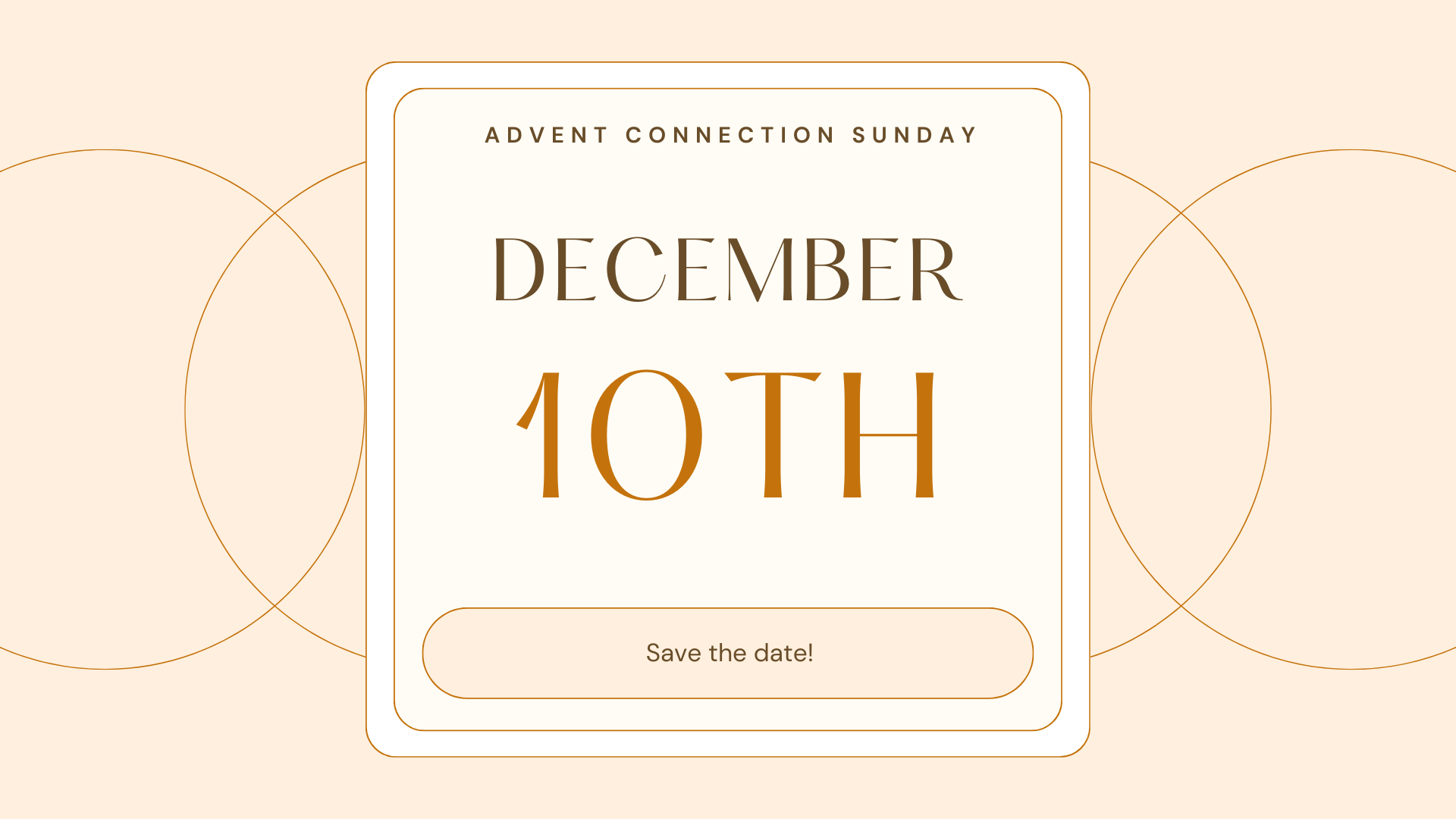 Advent Sunday Connection