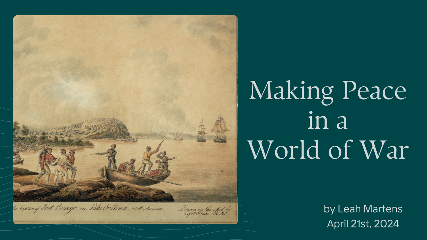 Navigating the Maze: Making Peace in a World of War episode artwork