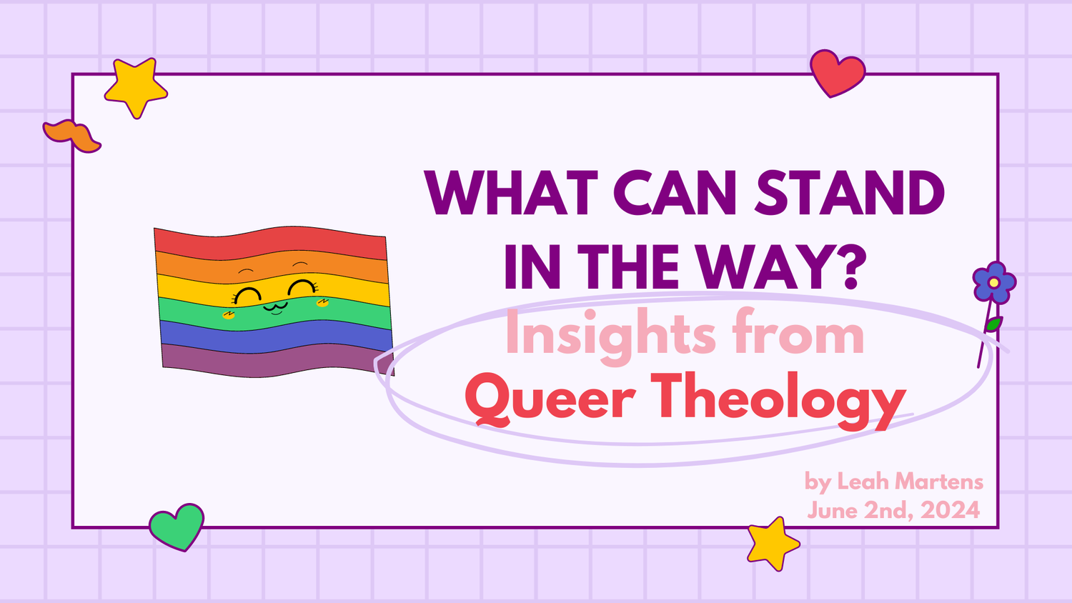 "What can stand in the way?" Insights from Queer Theology episode artwork