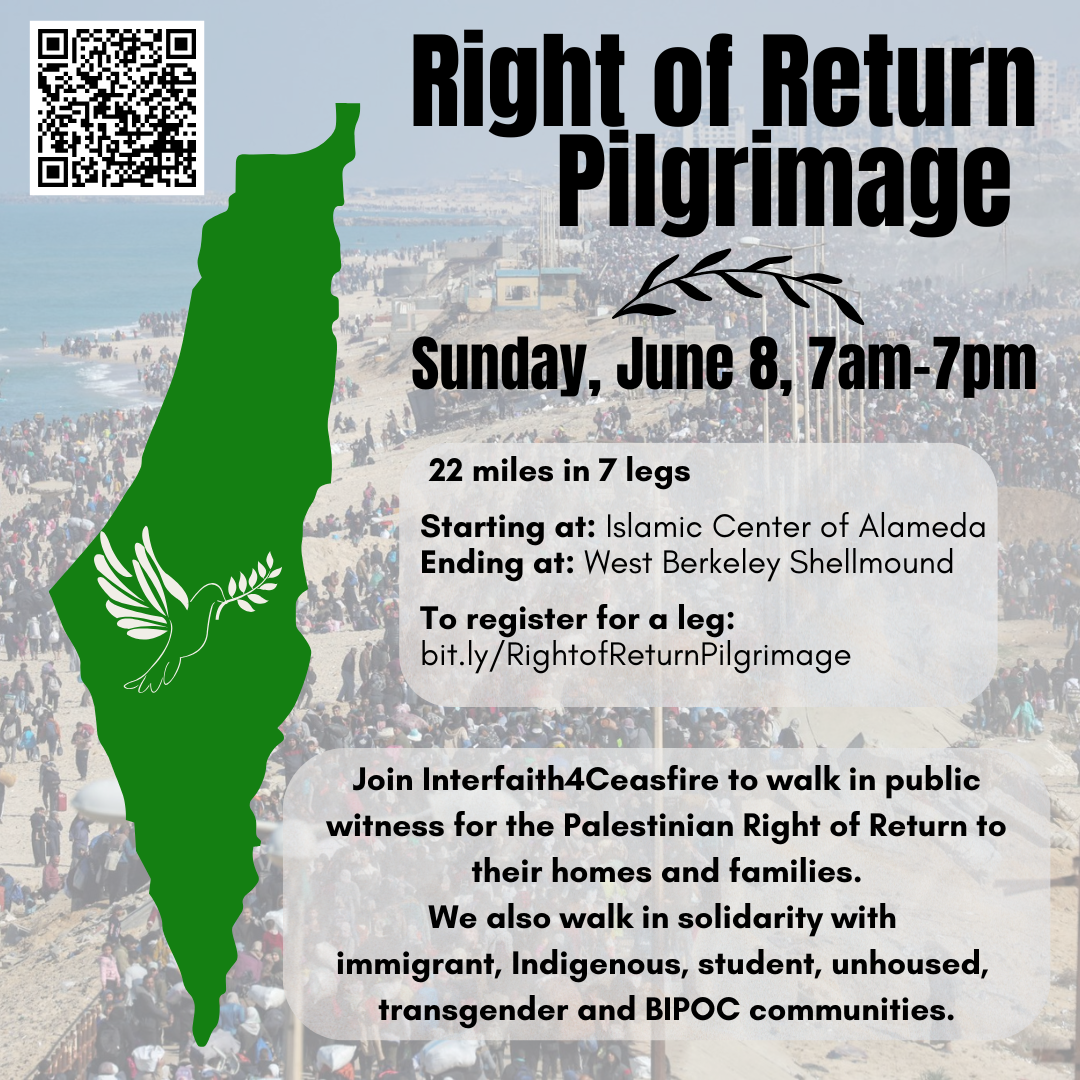 🕊️ Right of Return Pilgrimage – Berkeley Leg