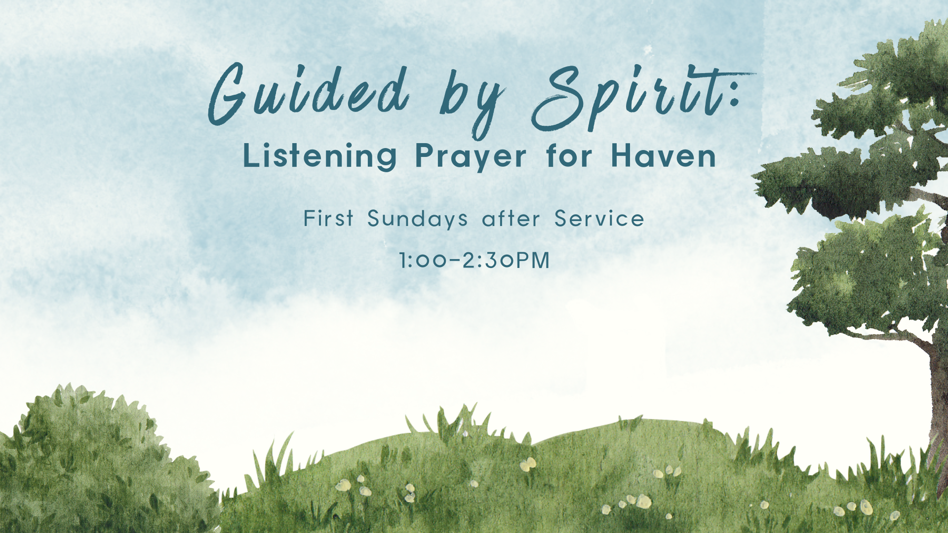 🕊️Guided by Spirit: Listening Prayer for Haven
