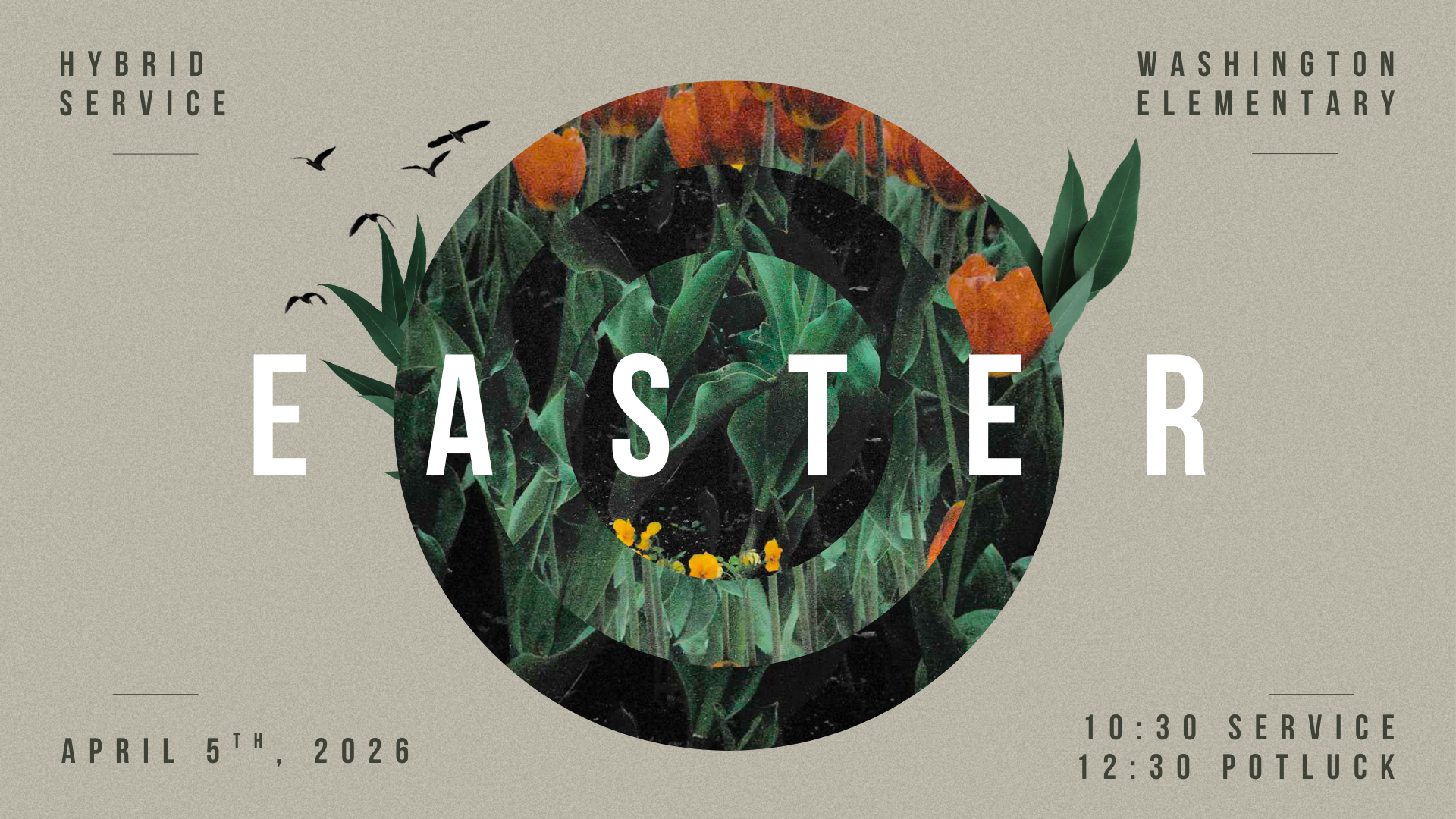 π± Easter Sunday Service & Potluck Lunch β April 5th, 2025 π±