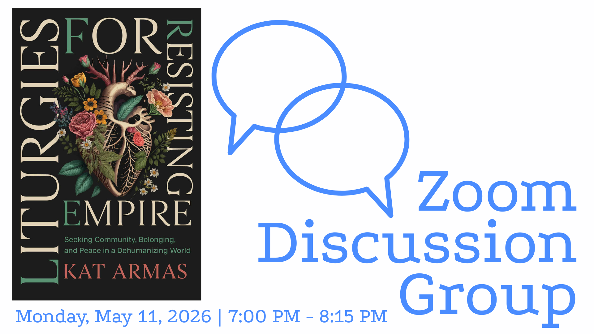 🗣️ Zoom Discussion Group