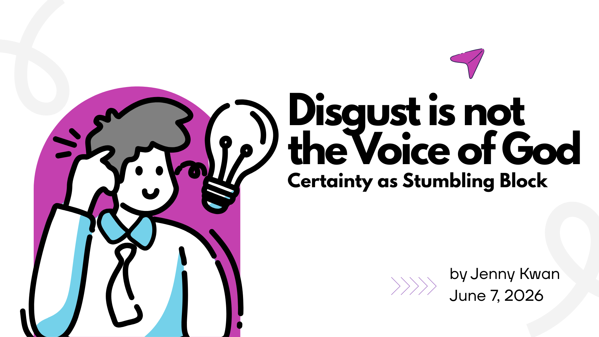 Disgust is not the Voice of God