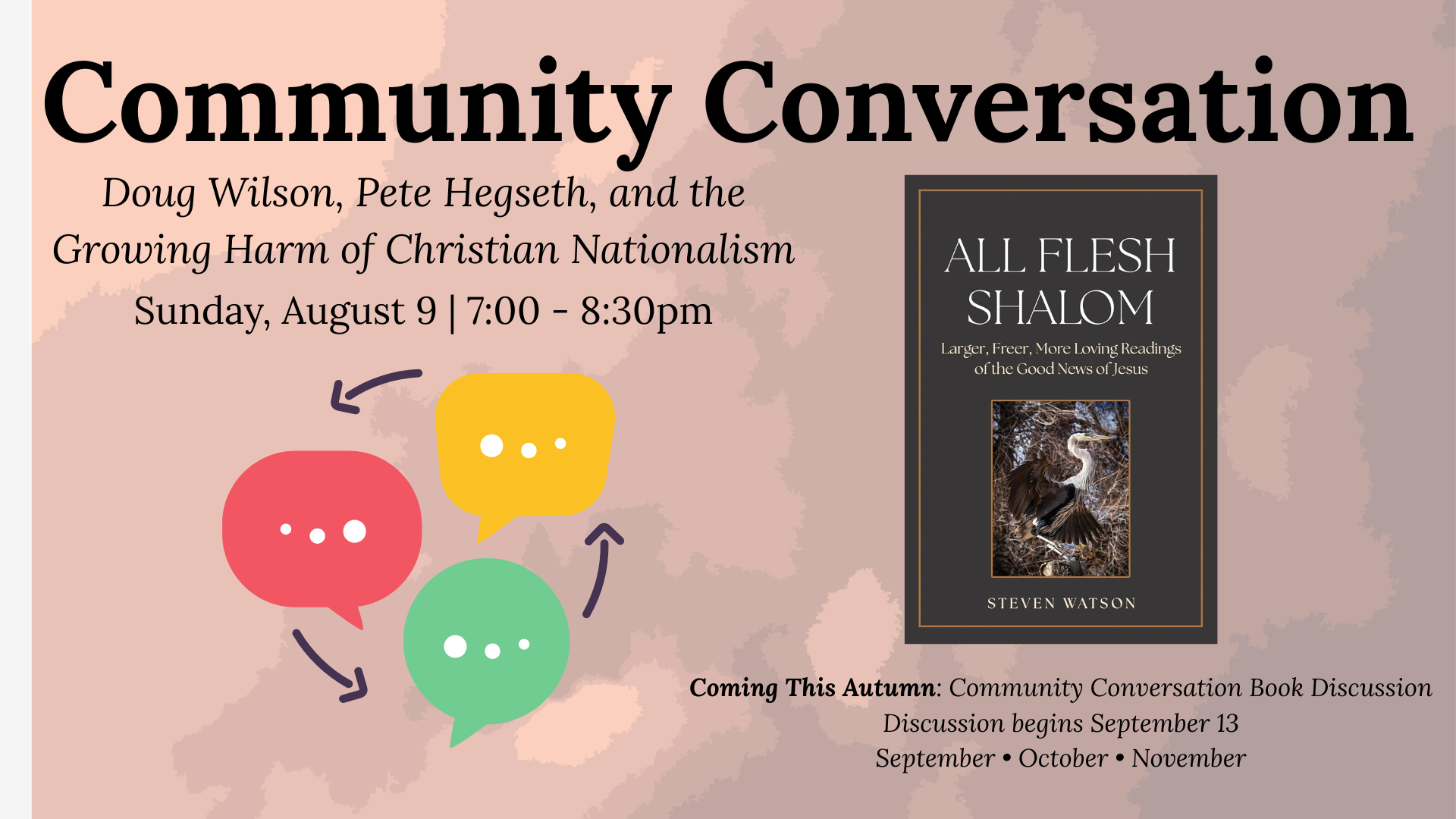 Community Conversation Returns!
