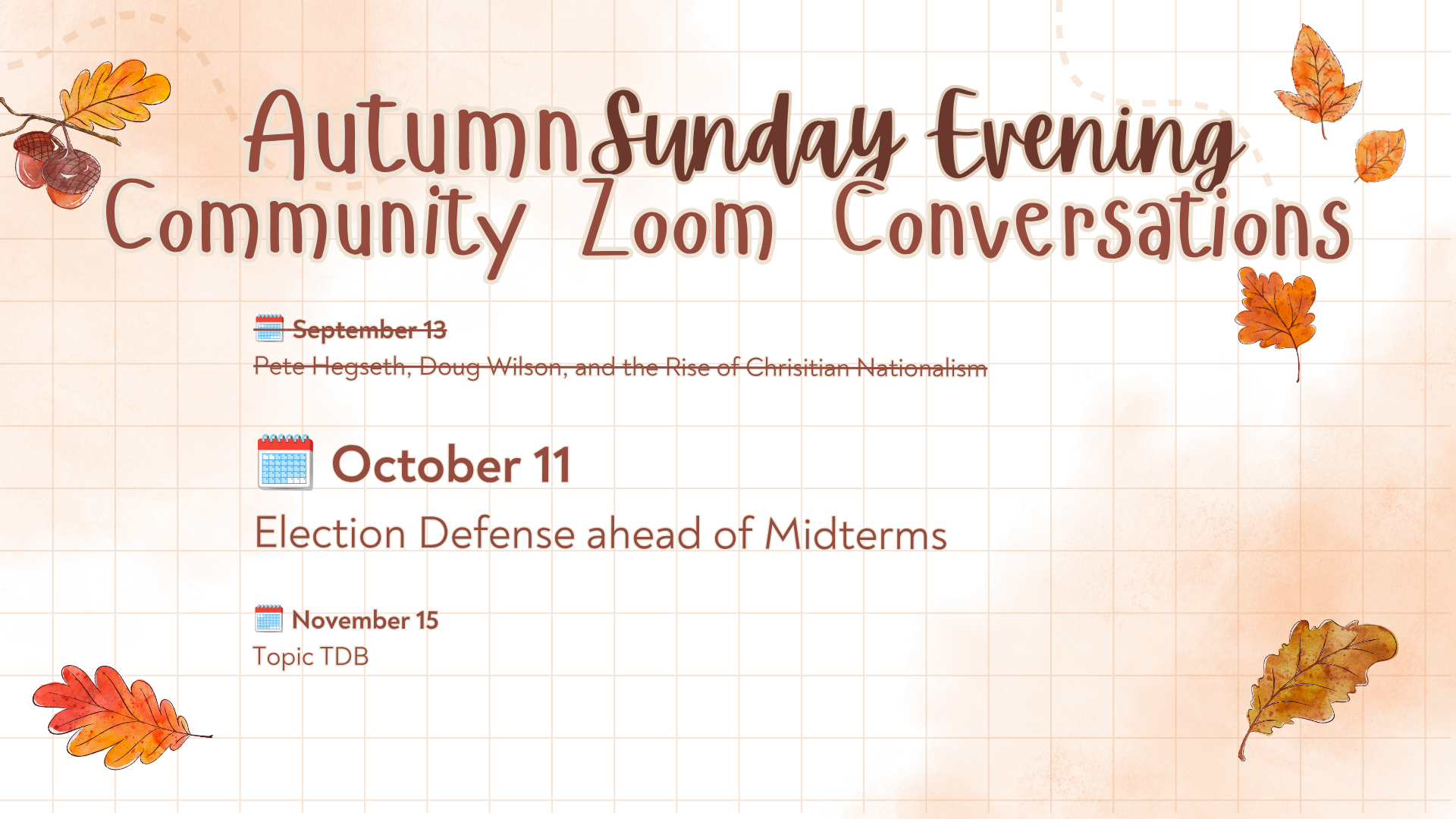 Community Conversation: Election Defense