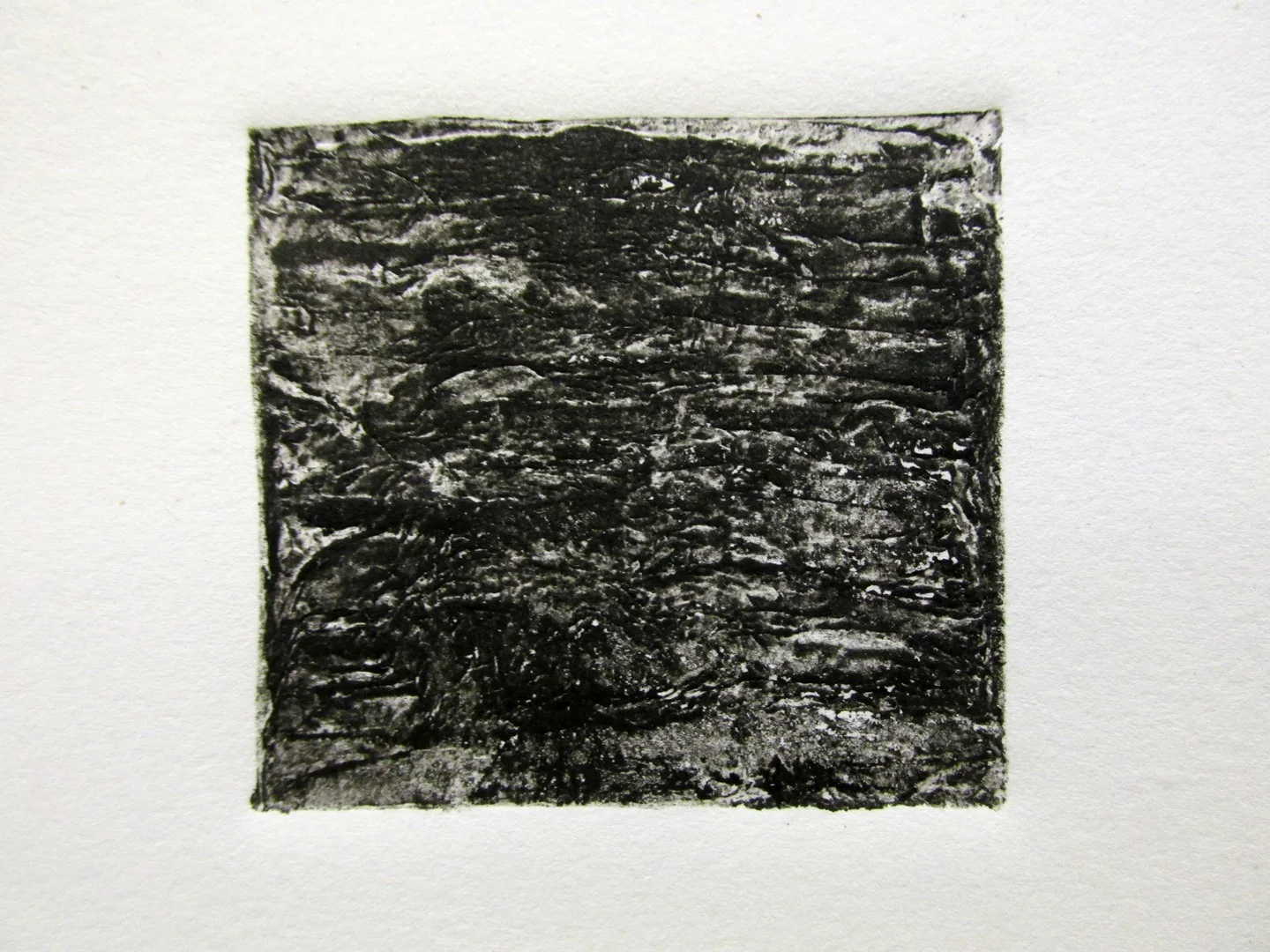 Depths , collagraph