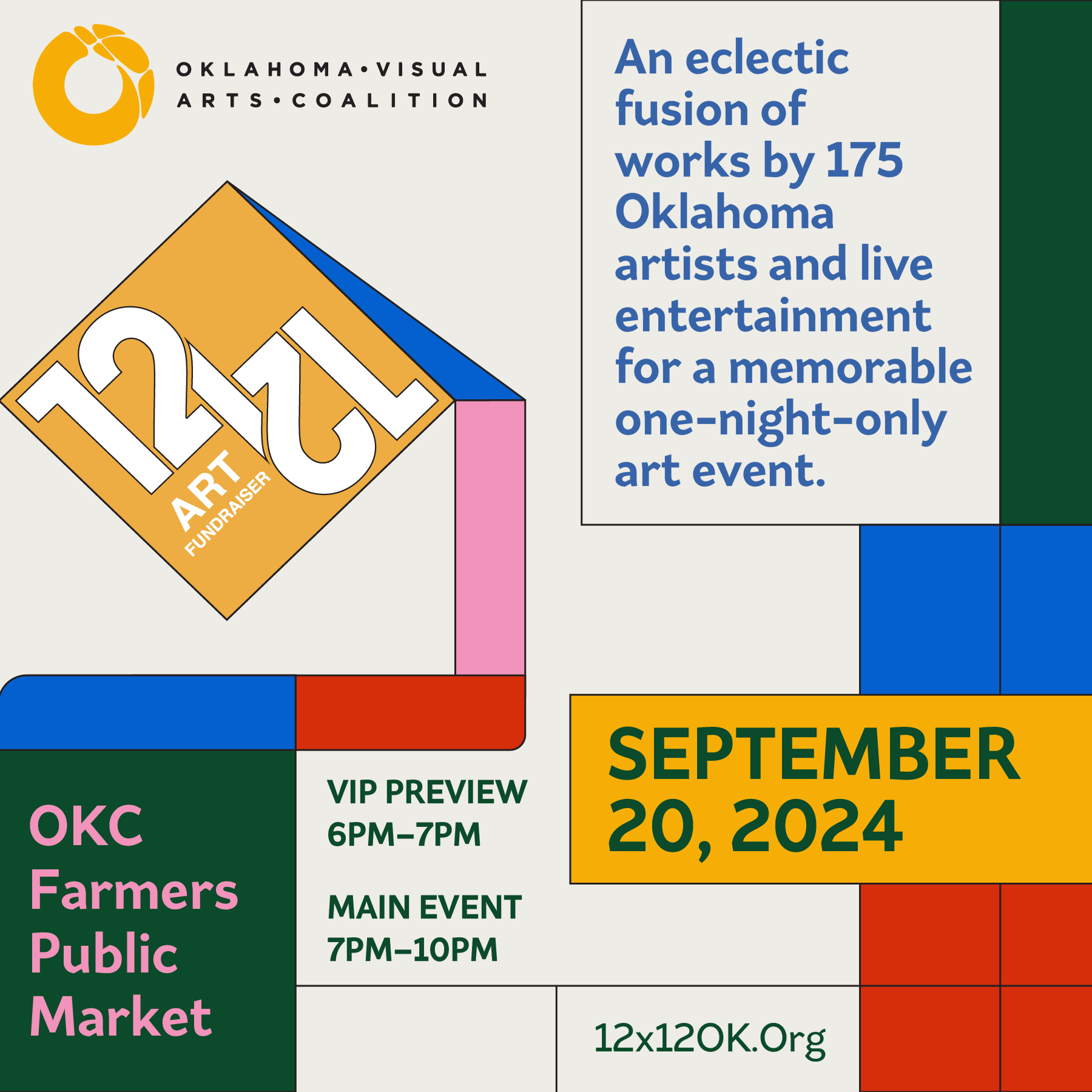 12x12 Art Fundraiser - OVAC