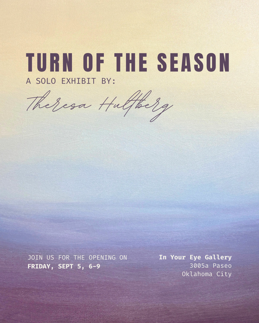 Turn of the Season | SOLO SHOW
