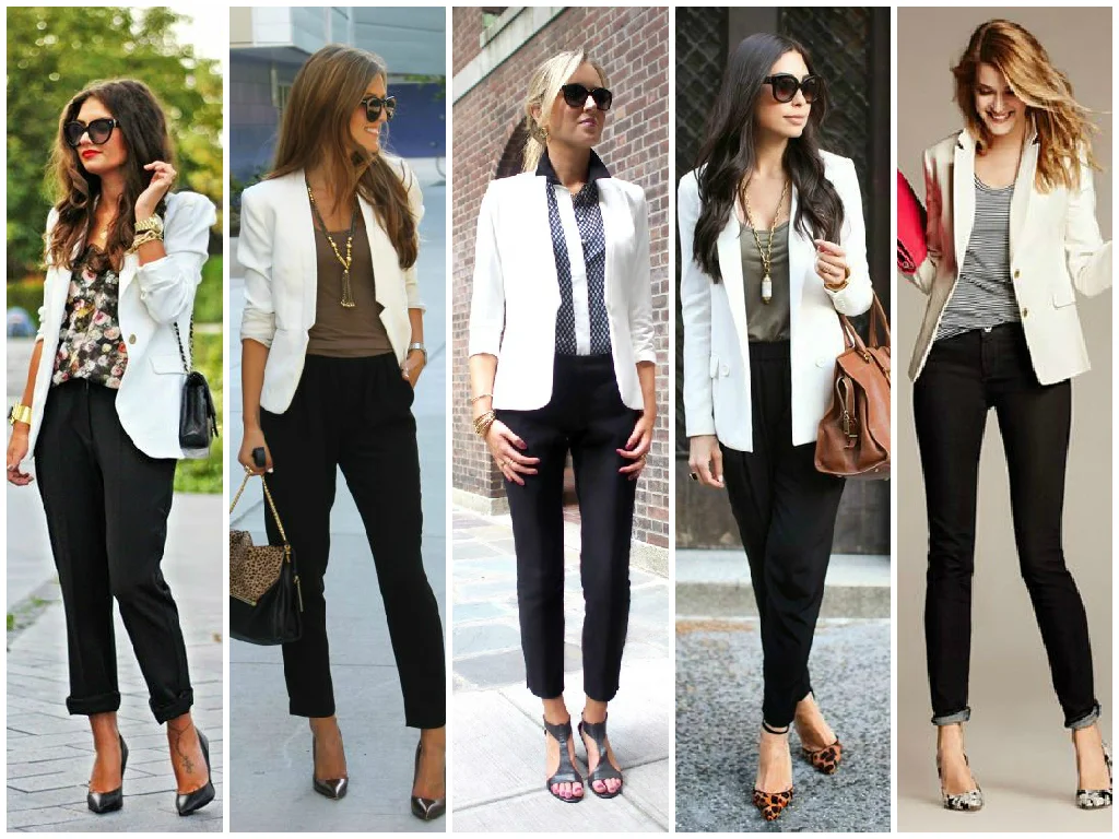 white blazer work