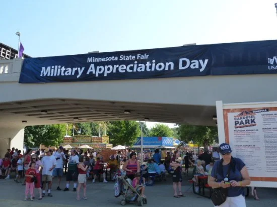 Minnesota State Fair Welcome Home Viet Nam Vets 8-27-13