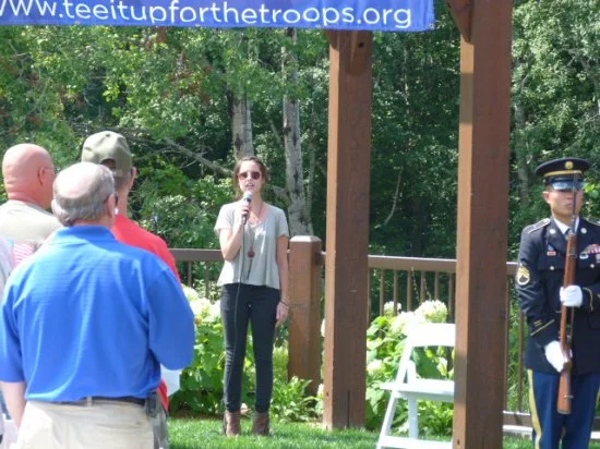 Singing the National Anthem