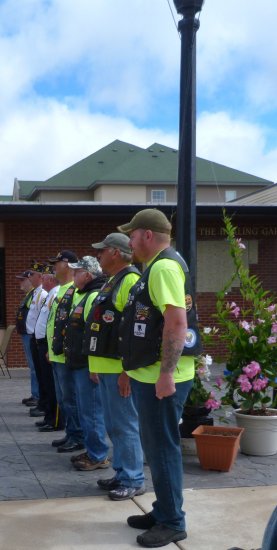  Legion Riders at Winona American Legion ceremony. 