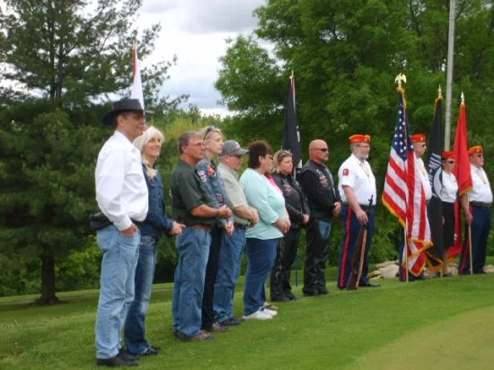  Gold Star Families attend and show their support at Cpl Curtis Swenson 3rd Annual Golf Tournament. 