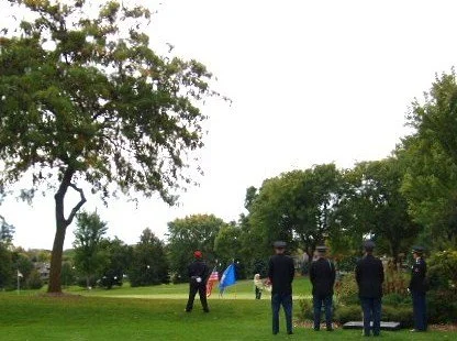  Releasing the Doves in honor of our fallen heroes. 