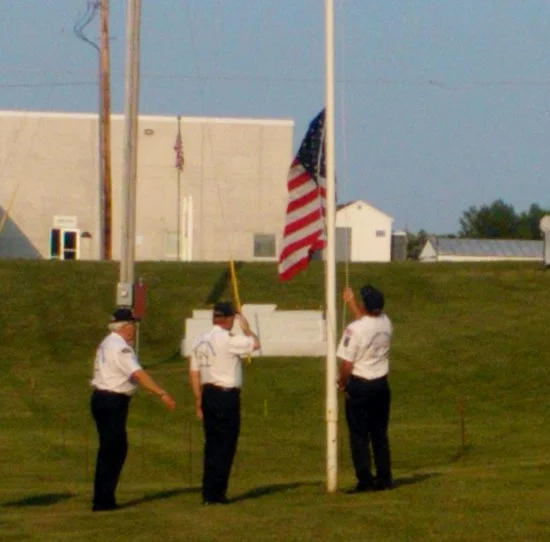 Opening Ceremony Field of Flags. Speaker Kory Wiech. Taps done by Steve Bondy