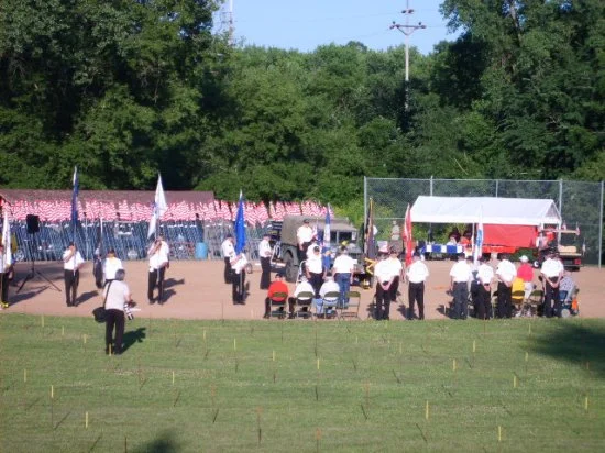 Mazeppa Field of Flags presentation starts (7-7-11) 