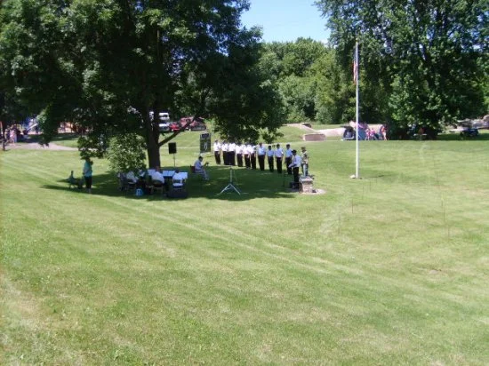  Program&nbsp; Wanamingo Color Guard - Field of Flags 
