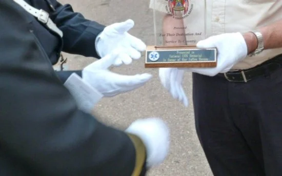  Presenting the Bell of Honor Plaque 