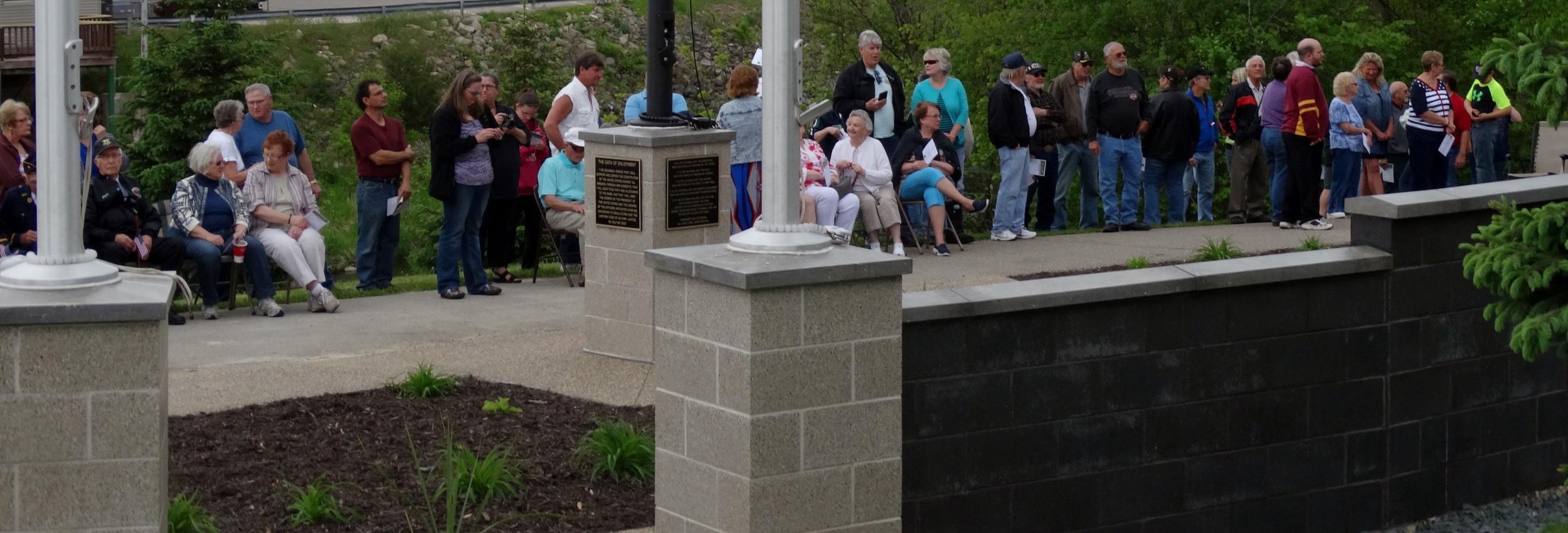  People attending the Dedication 