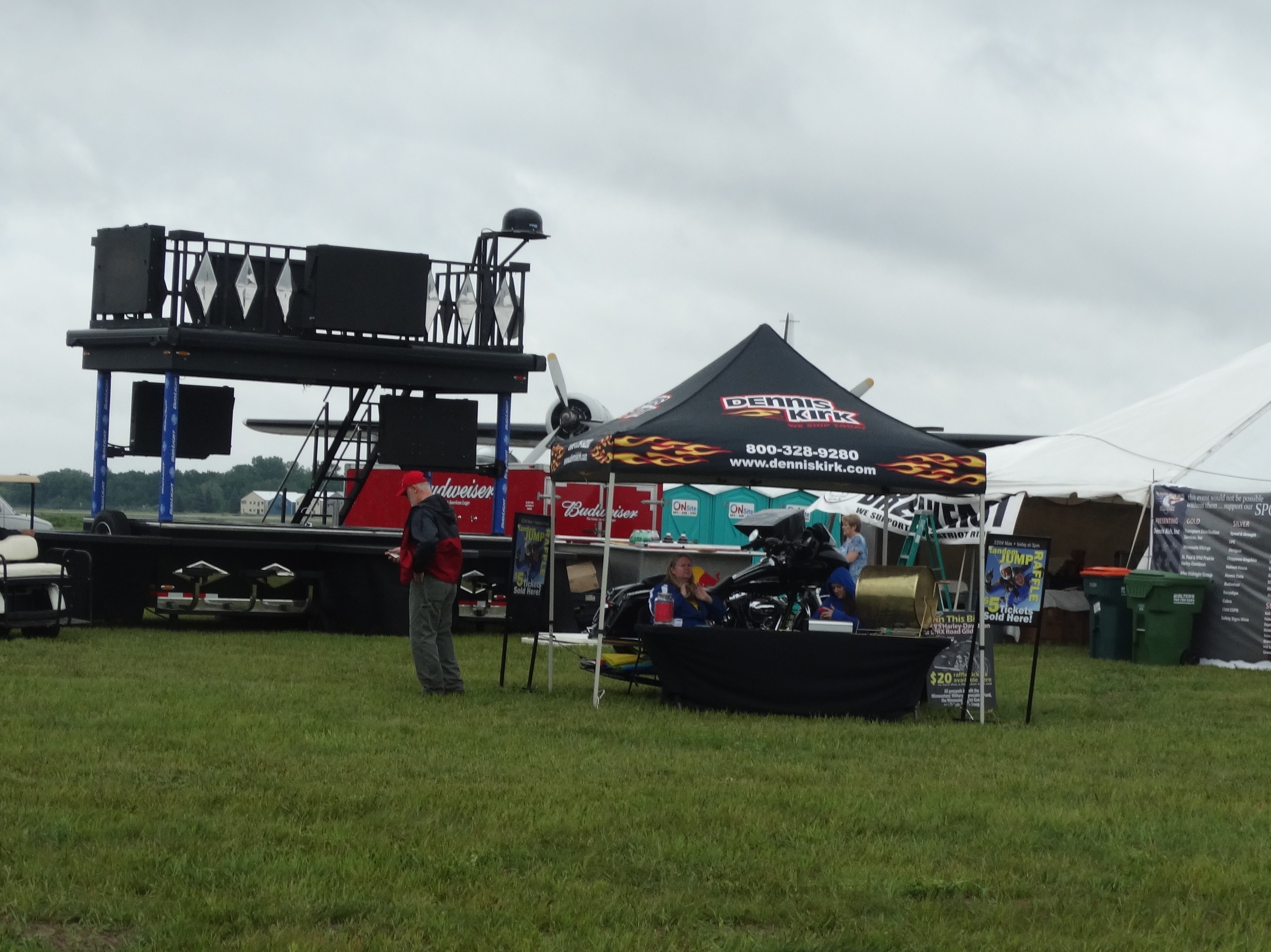 Vendors at Patriot Ride