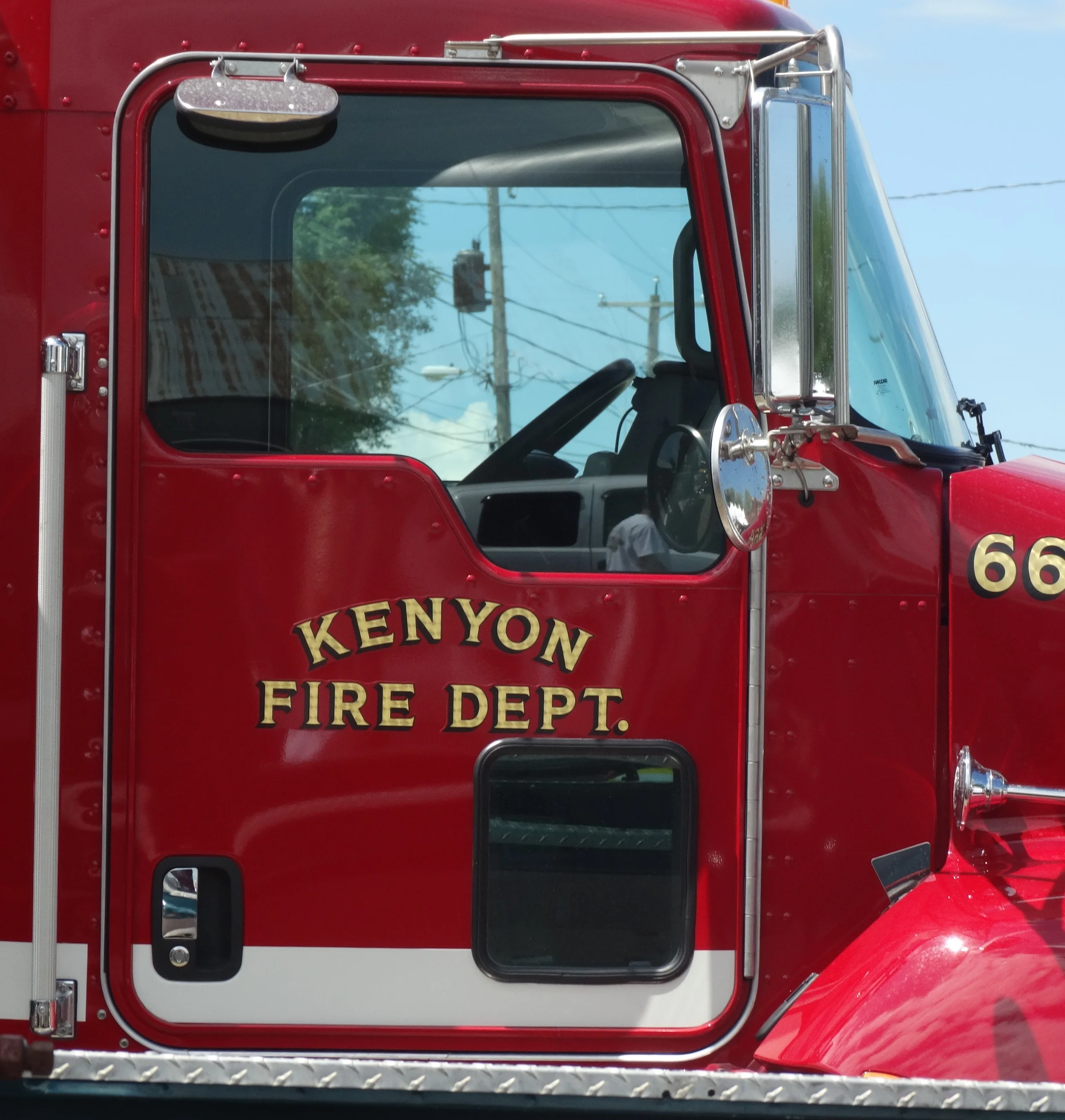 Kenyon Fire Dept.  participated in parade