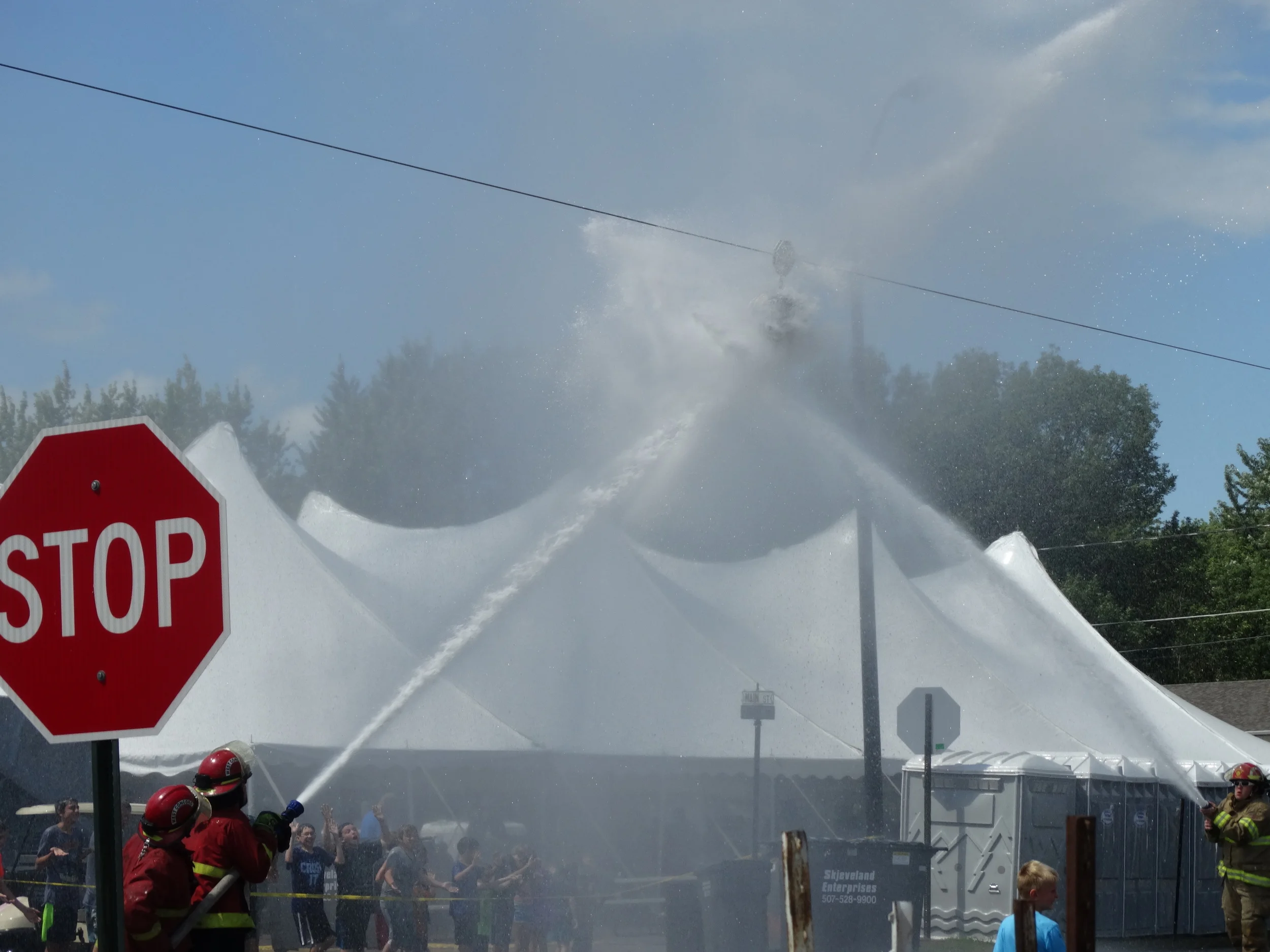 Fire Dept. Competition after parade