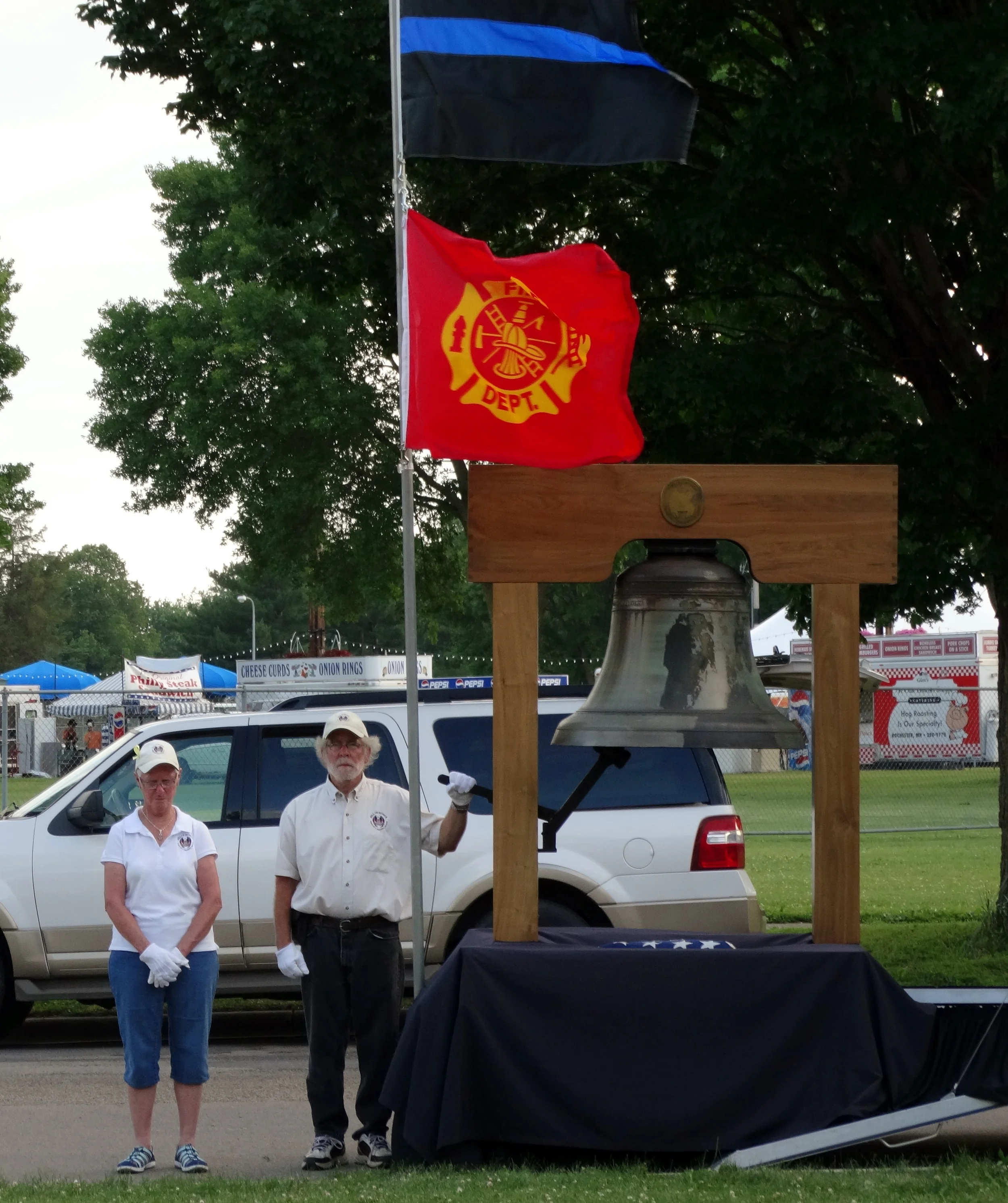 Bell of Honor tolled seven times