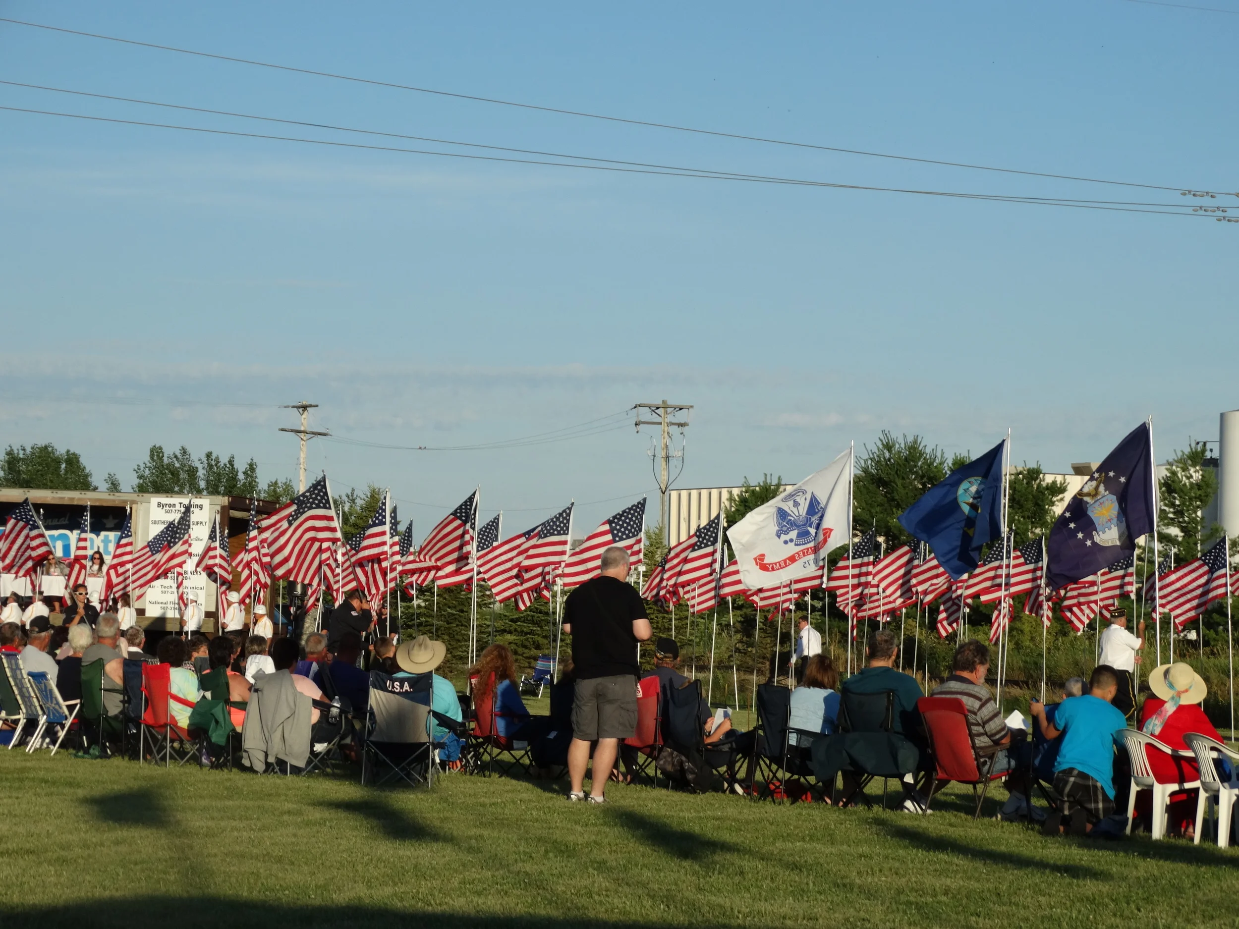 Presentation of the Flags