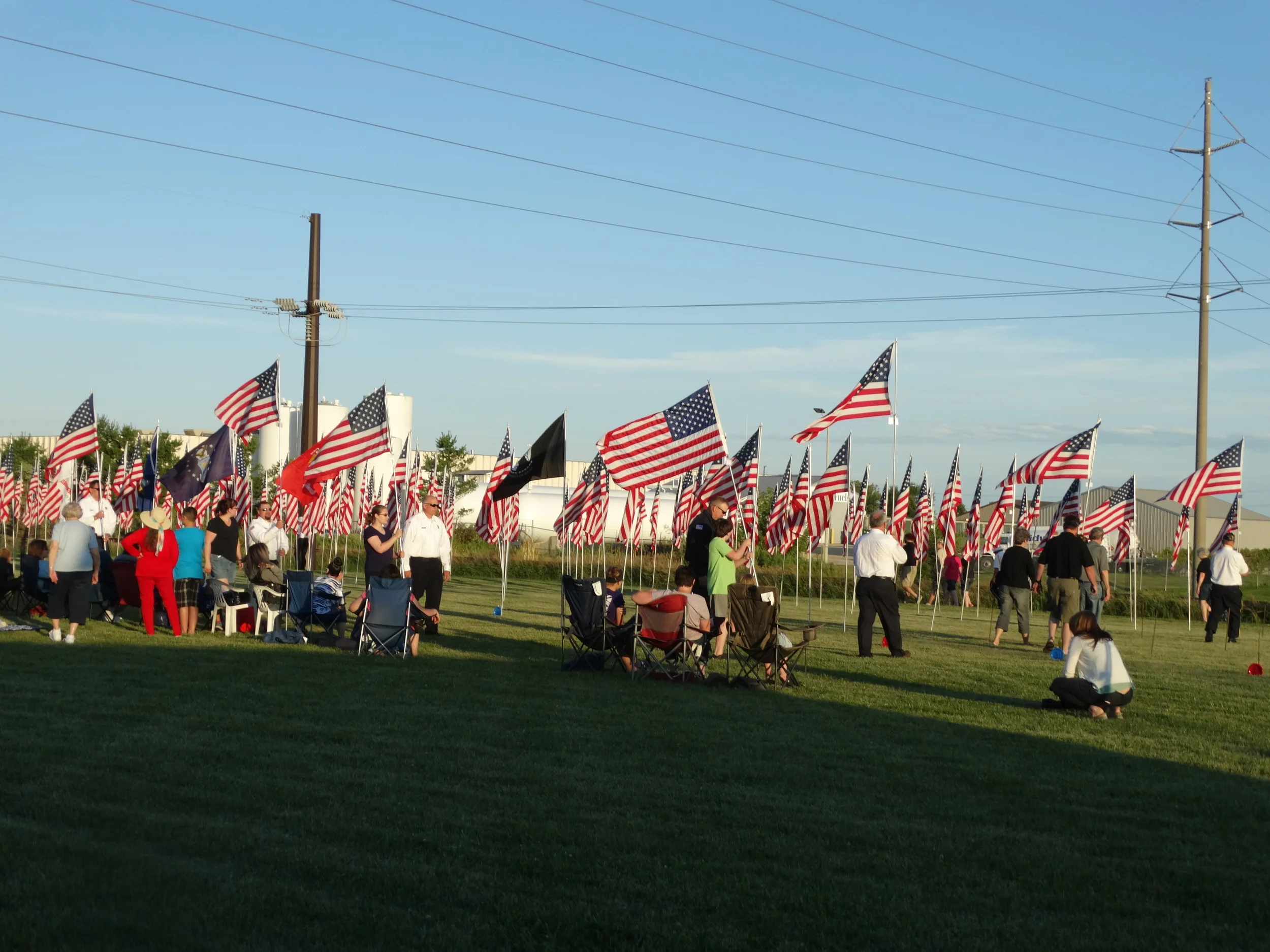 Presentation of the Flags