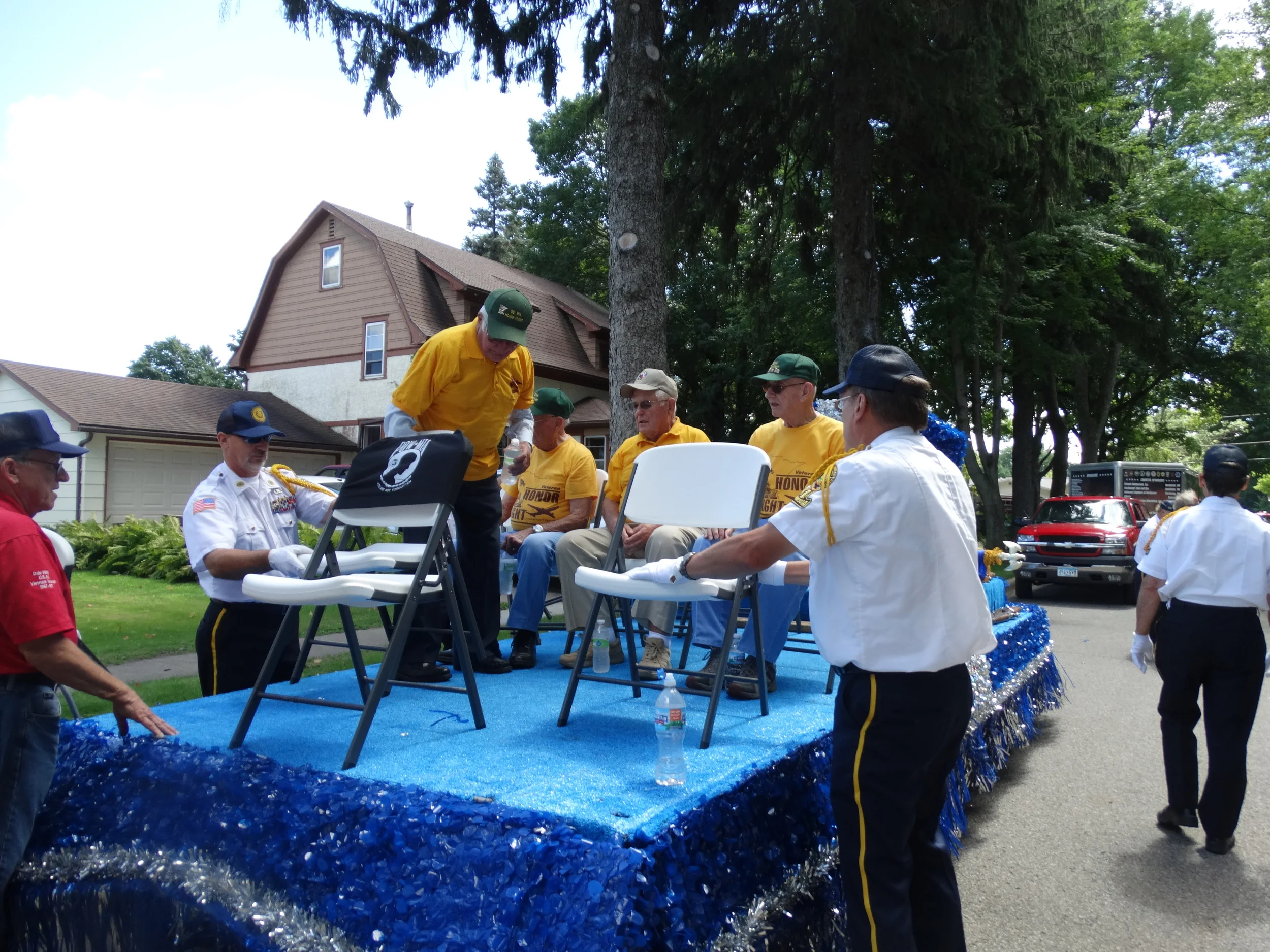 Honor Flight WWII Veteran's Float