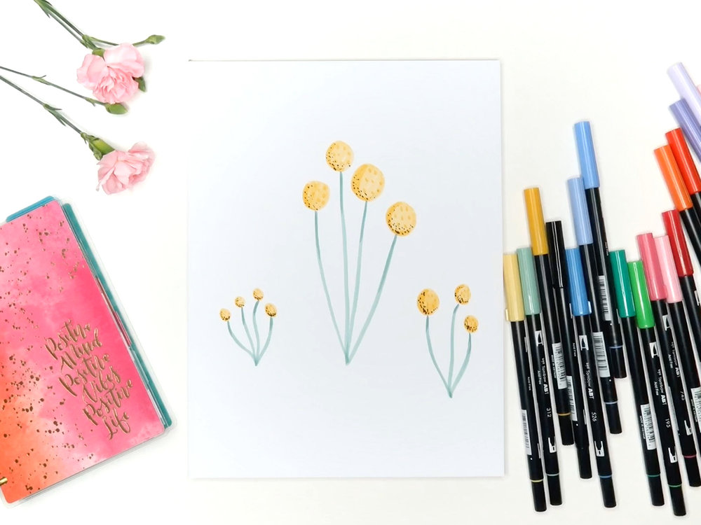 How to Doodle: 6 Plants to Draw! - Tombow USA Blog