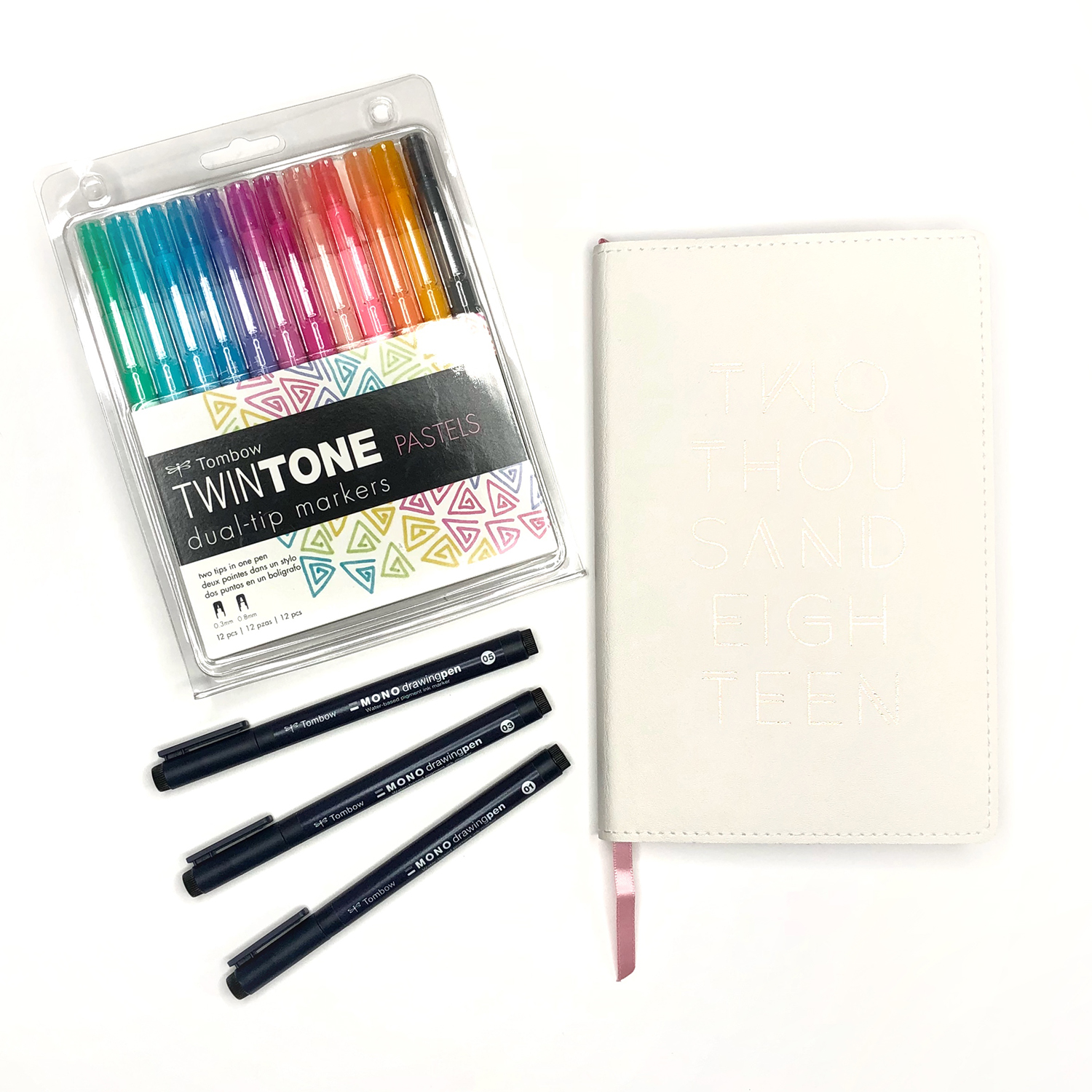 Tombow TwinTone Pastels Dual-Tip Marker Set