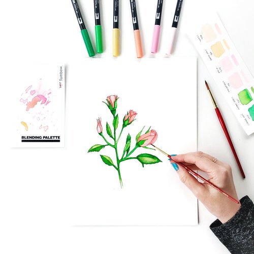 Make a Watercolor Planner Bookmark — Brown Paper Bunny Studio