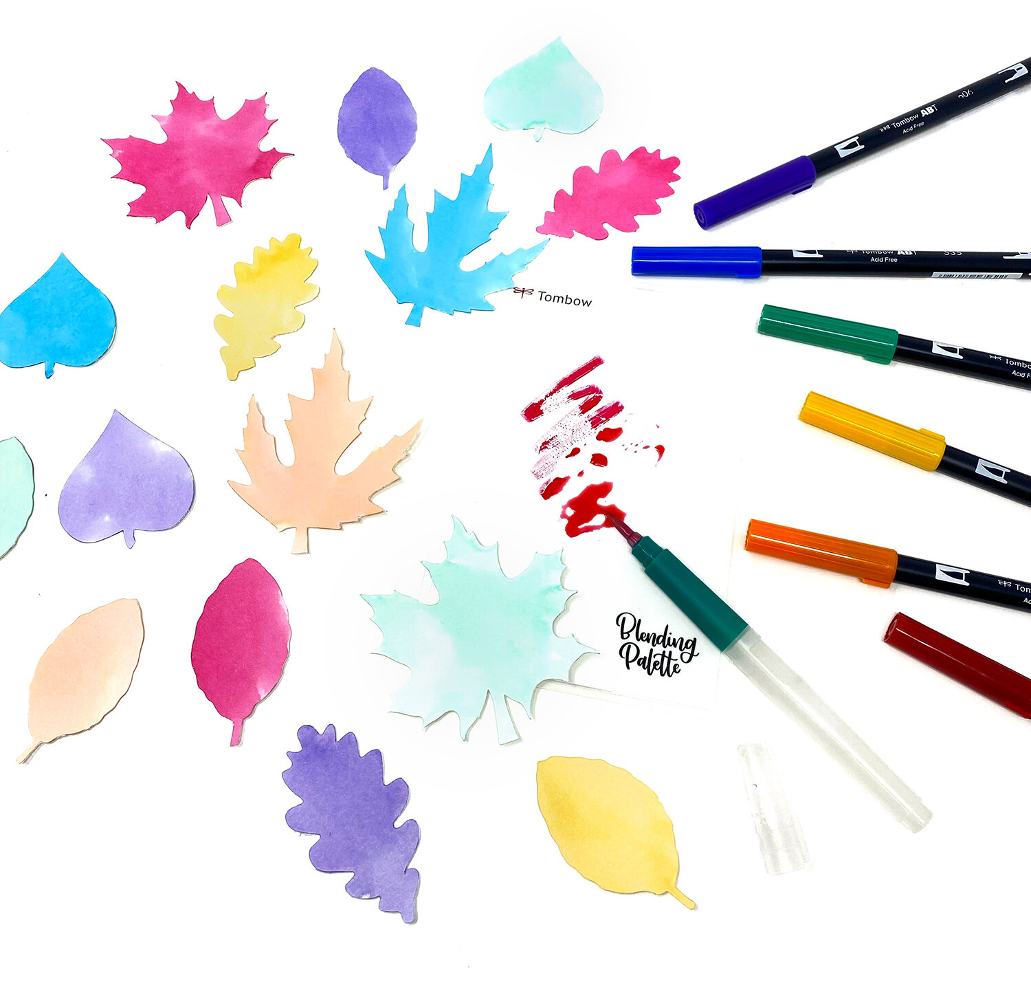 Tombow Fudenosuke Brush Pen 2 Pack - Hard and Soft - Wet Paint Artists'  Materials and Framing
