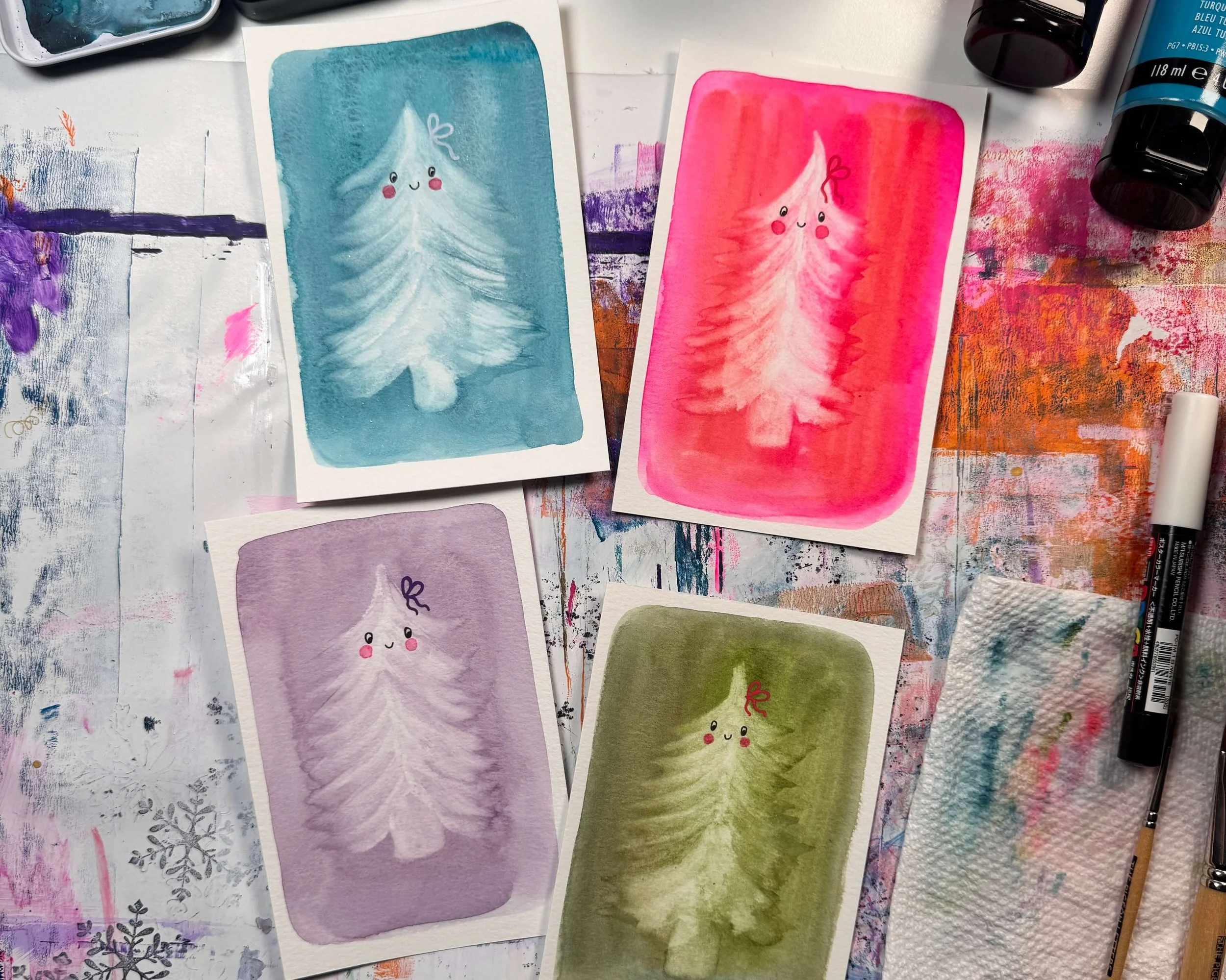 A Tree a Day: November Art Challenge