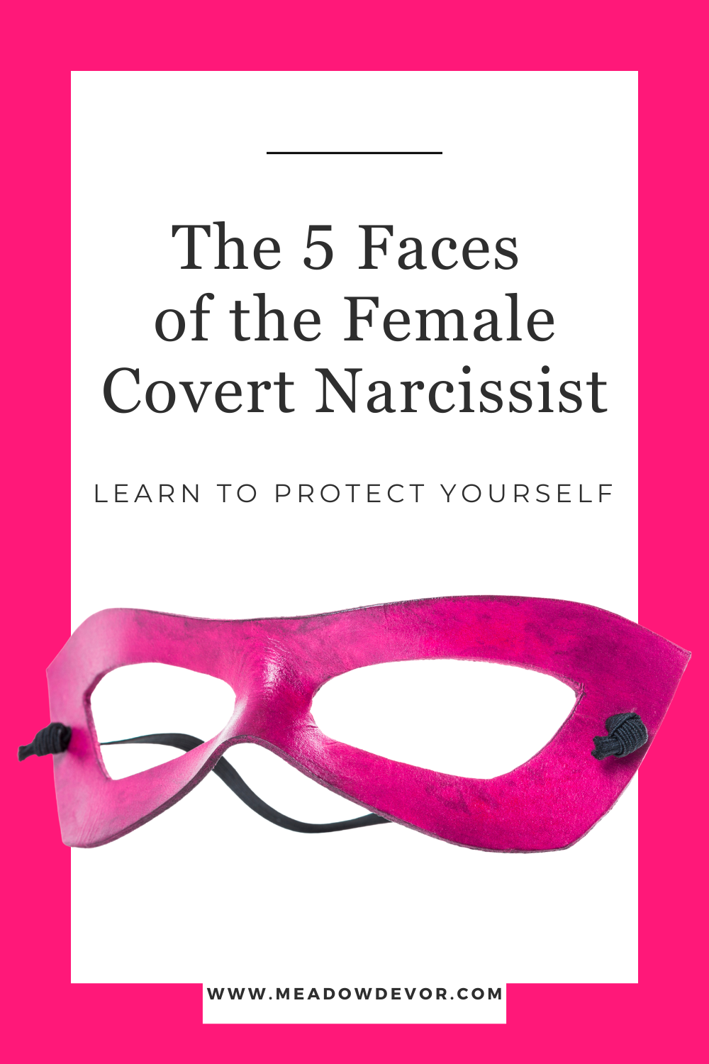 5 Faces of the Female Covert Narcissist — Meadow DeVor
