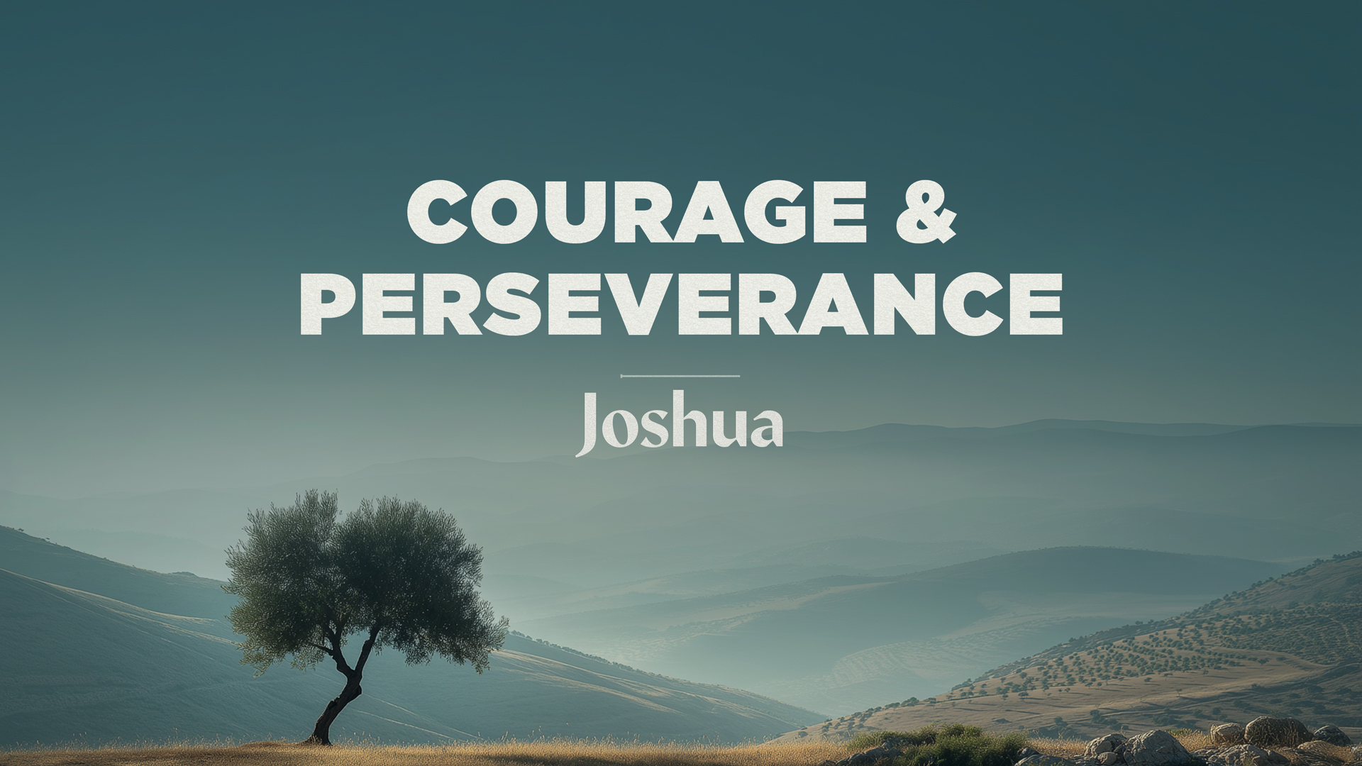 Joshua: Faithful Presence - Courage &amp; Perseverance 