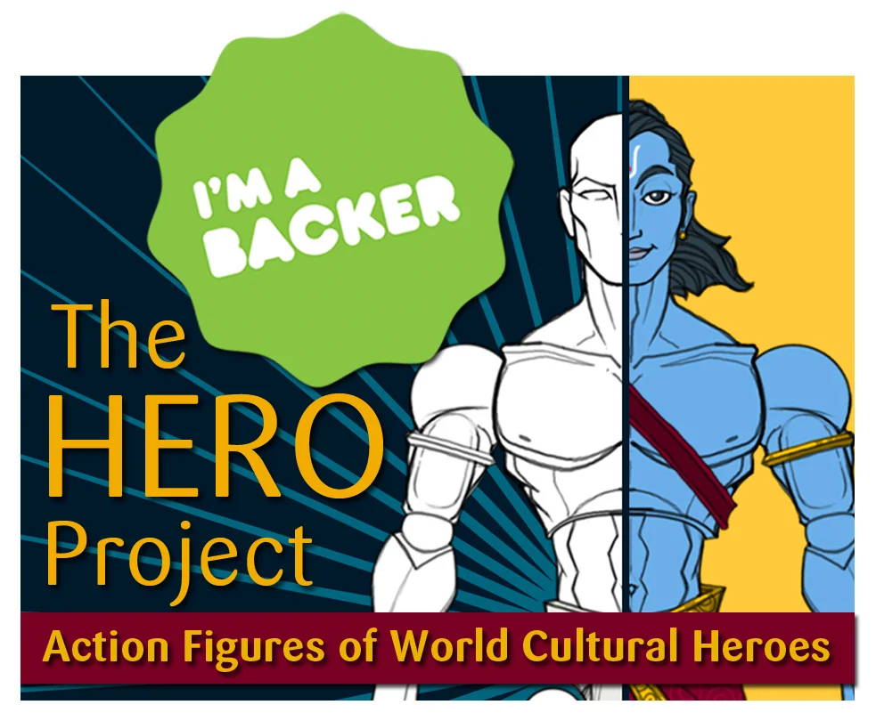 http://www.hero.gogodynamo.com/
I have reblogged some pictures of this project over the last couple weeks but haven’t really chimed in with an opinion.
The guys at the head of this project are Tucker and Wayne. They are both long time toy designers and are responsible for some of the most well balanced and creative toys of our generation. Their credits include Jurassic Park, Xevoz and G.I. Joe Sigma Six. I am not that familiar with Xevoz, but the other two are huge influences on the way I think about toys.
The toy industry is struggling. Due to production costs toys are getting smaller and less articulated. Original ideas and properties are disappearing because any risk of failure is seen as too great.
Tucker and Wayne clearly love toys. They want to continue to put their efforts towards creative, well designed, thoughtful, high quality and fun toys.
Their proposed line is a series of cultural heros from folklore around the world. They have turned to Kickstarter to fund this project. The first figure is Rama from the Ramayana, an Indian epic.
I adore this figure. It is done in a similar style and scale to the Sigma Six line. As soon as hold one of those figures in your hand you can tell it was built with care. The stylisation is at a perfect level to add flair to the design without dumbing down the heroism of the character.
They need our pledges to move forward with this. The momentum is slow right now, but there is still hope. Scroll down on my blog and check out the many images. Follow the links to the project page and donate some coin. For a $35 pledge you can get one of these figures and ensure their other designs will get produced too.