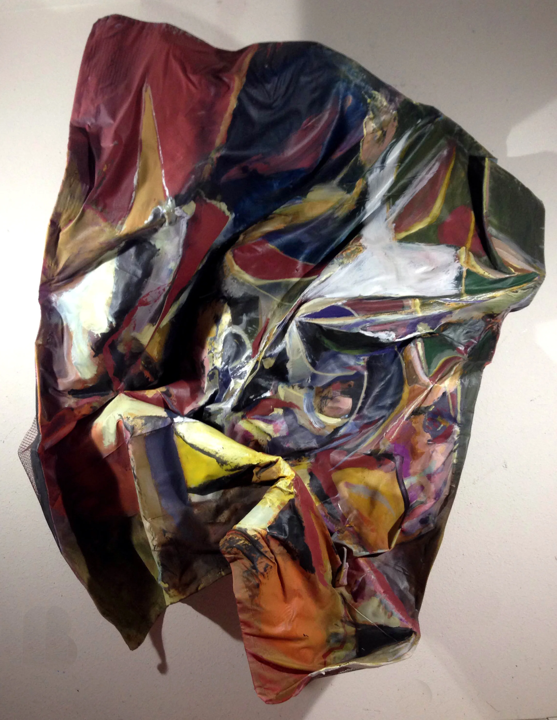 “Apple Jason” Acrylic, muslin, wire mesh 53”/62”/20” 2016