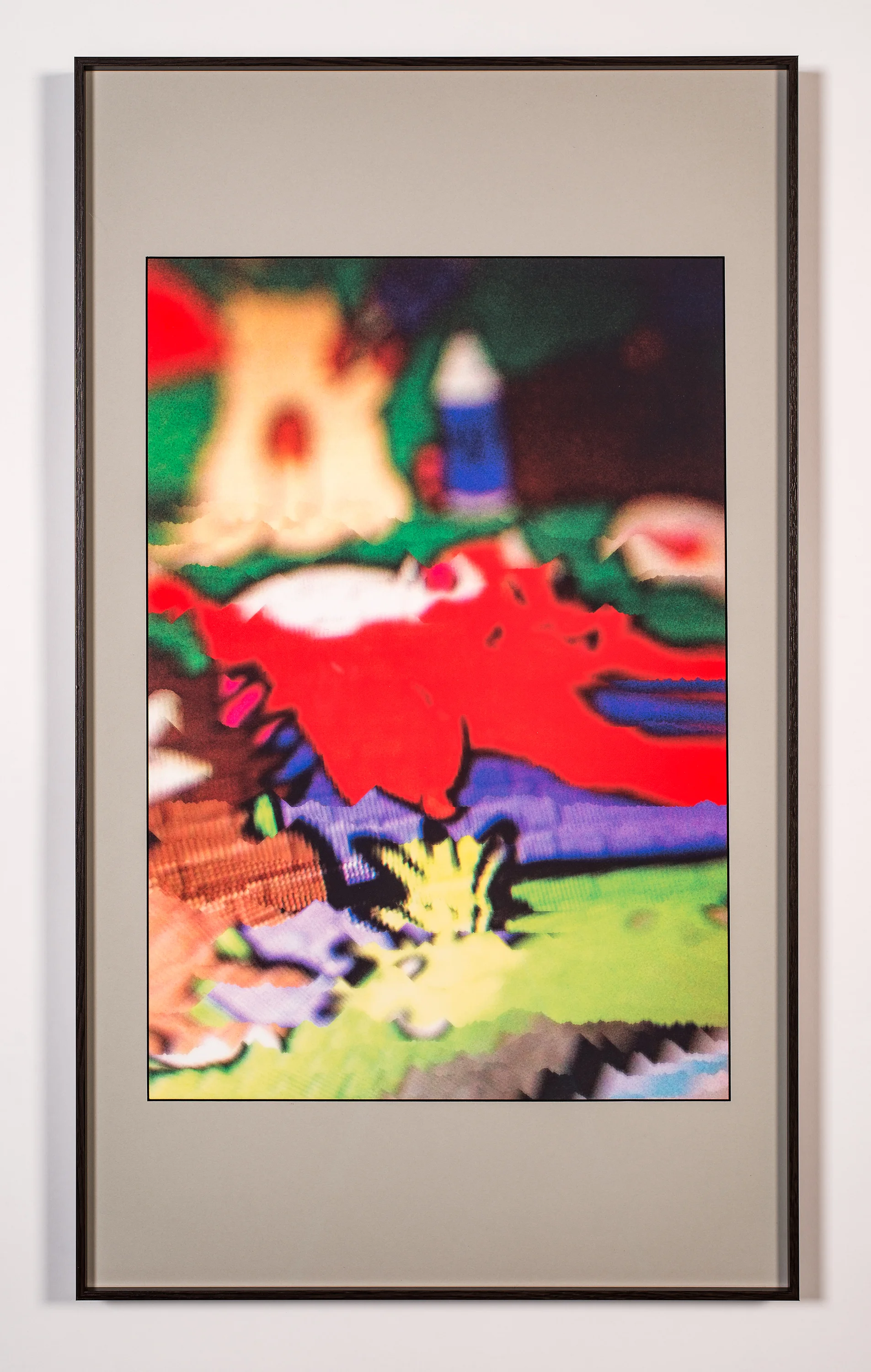 Red Flat 17"/32" Framed Digital Print 2017
