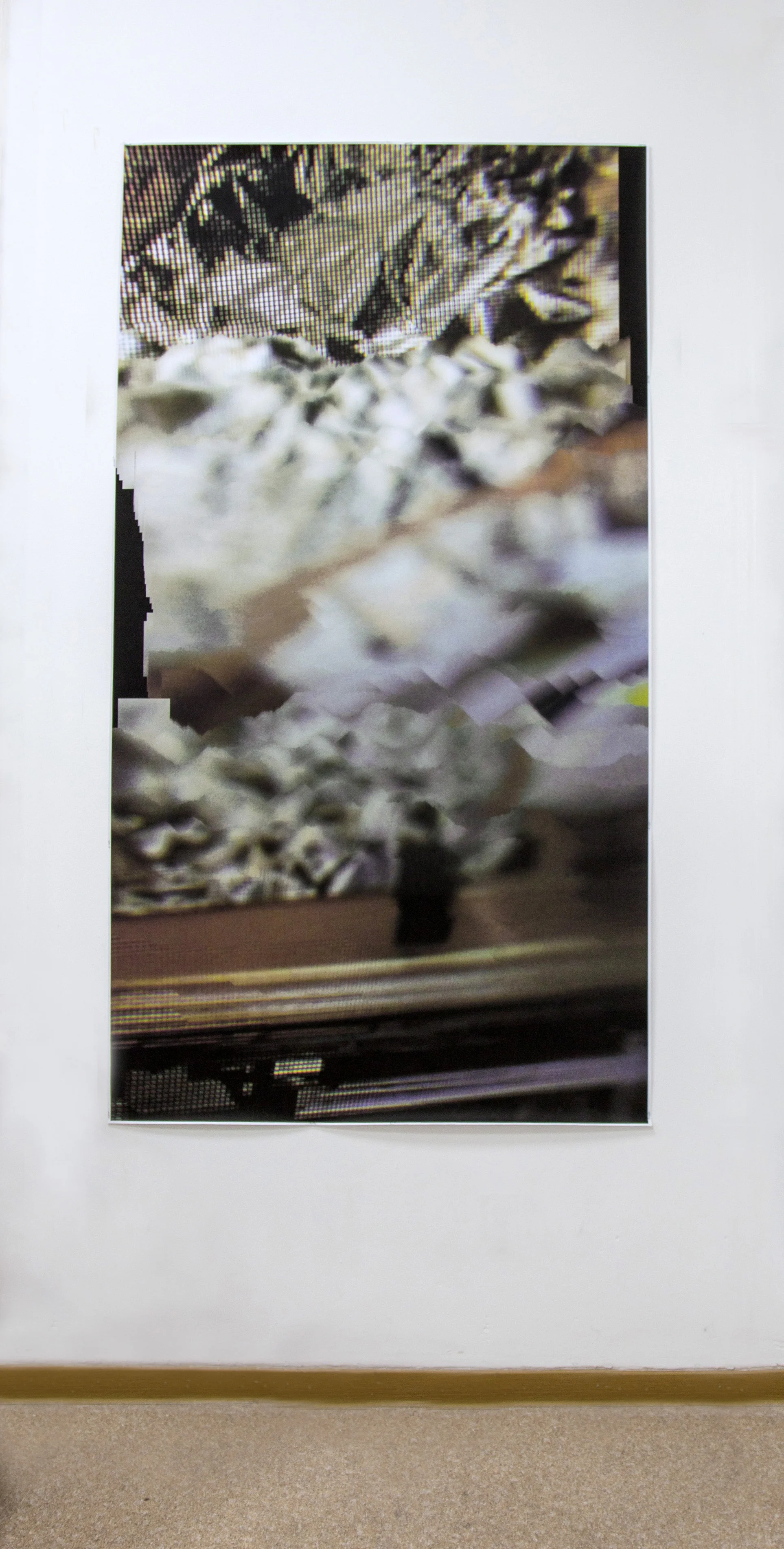 Looking at Aluminum Foil Digital Print 2017
