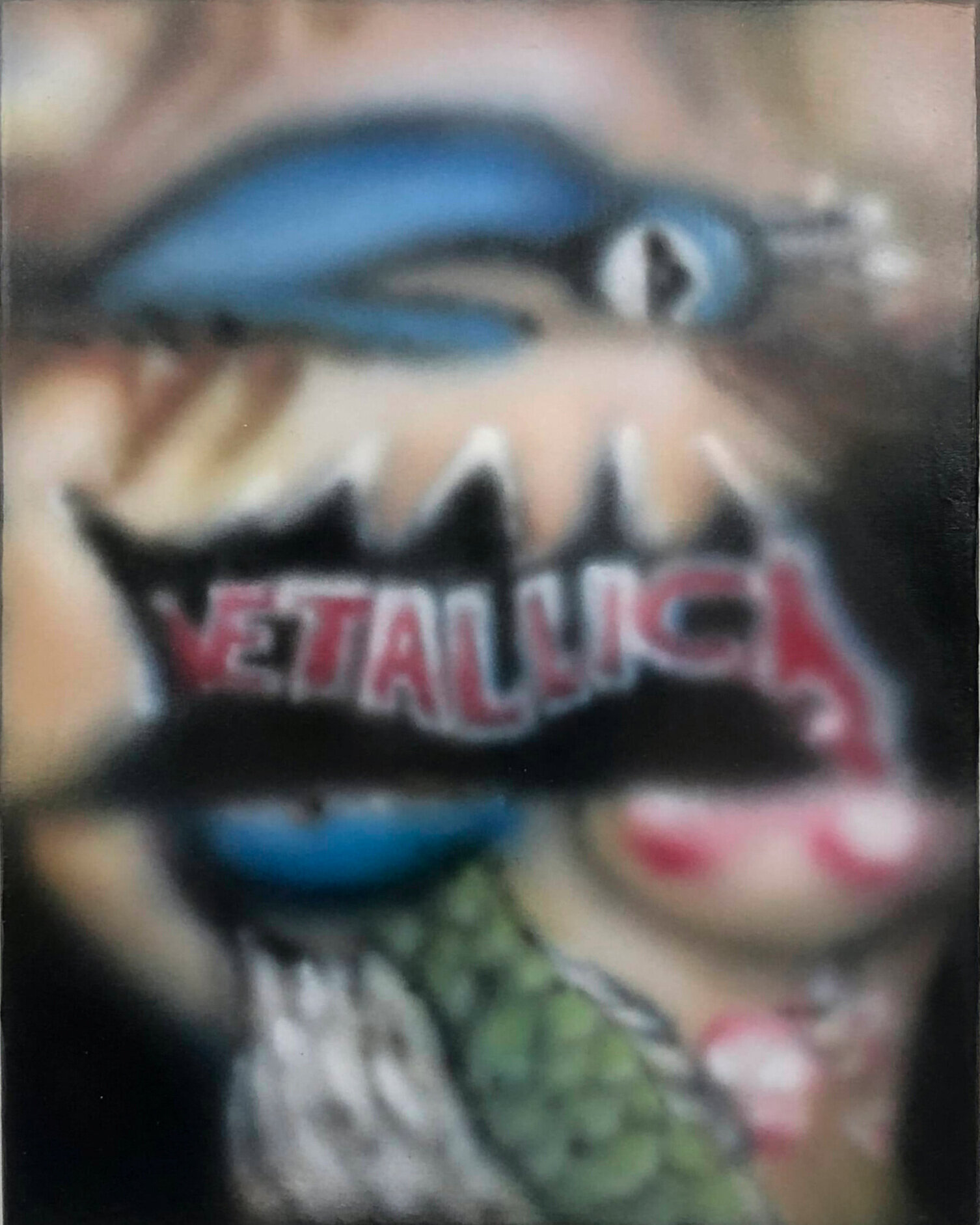  “Metallica”  Acrylic on Canvas  11”/14”  2020 