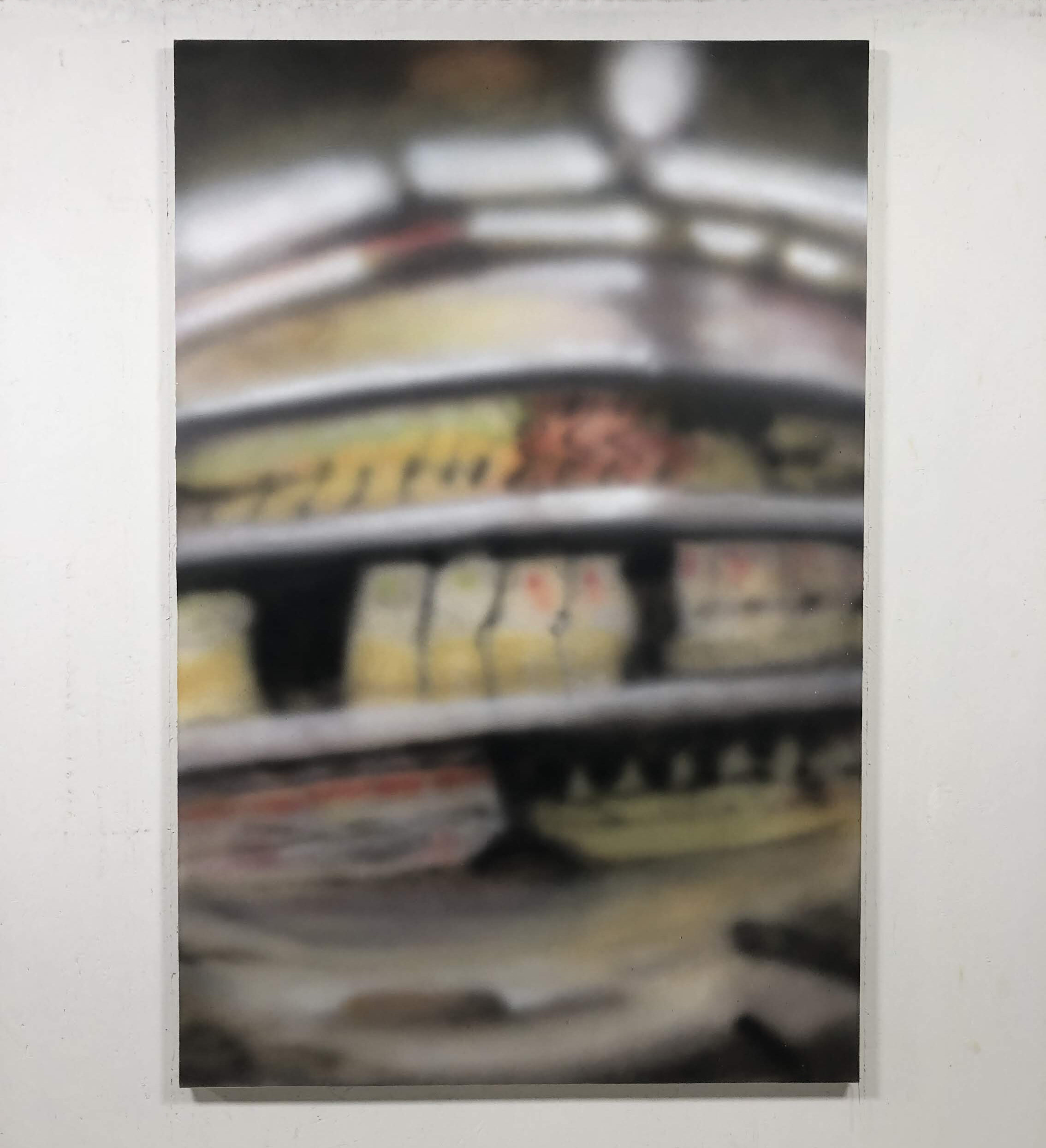 “Sand Dunes on Aisle 9”  Acrylic on Canvas   43”/70”  2019   