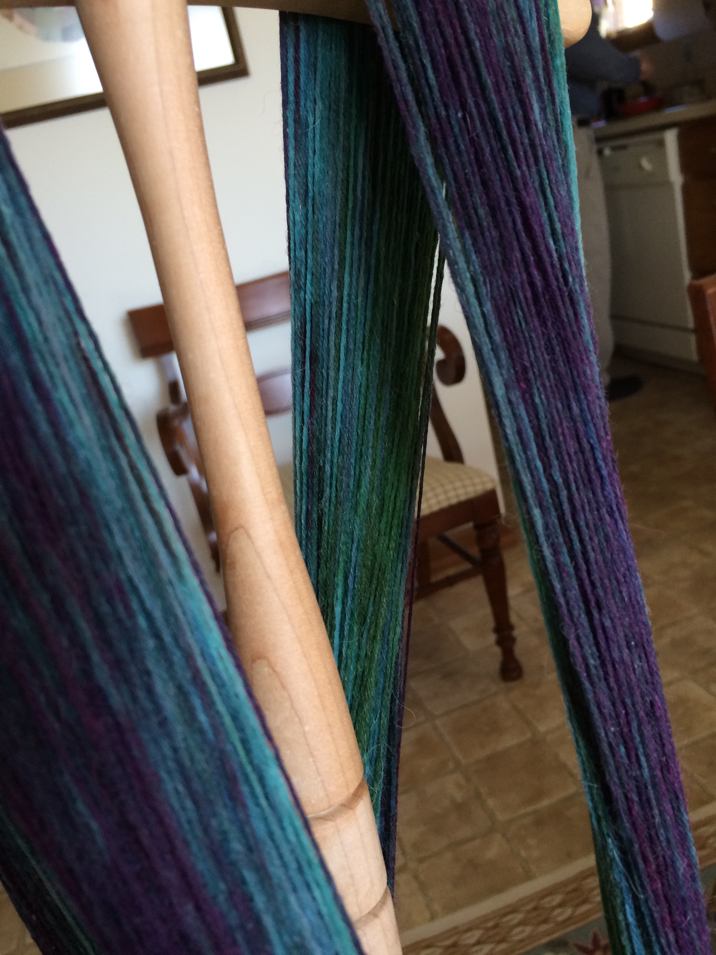 I can hardly wait to knit something with this to see how the colors fall.