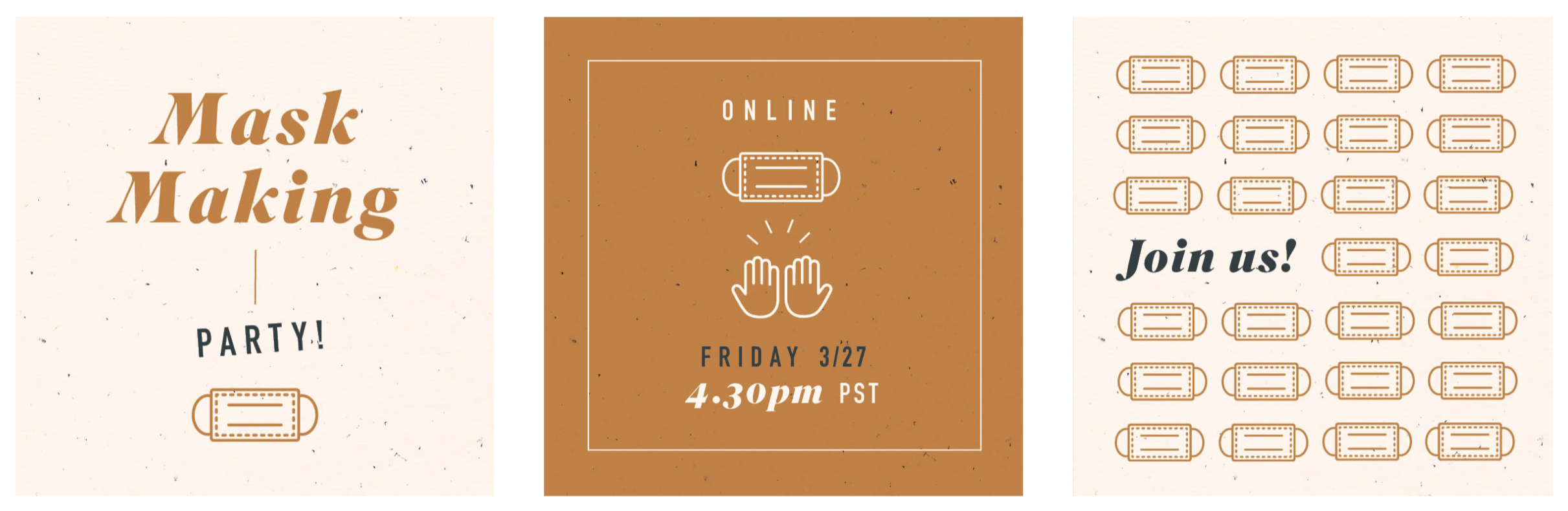 Virtual Mask Making Party