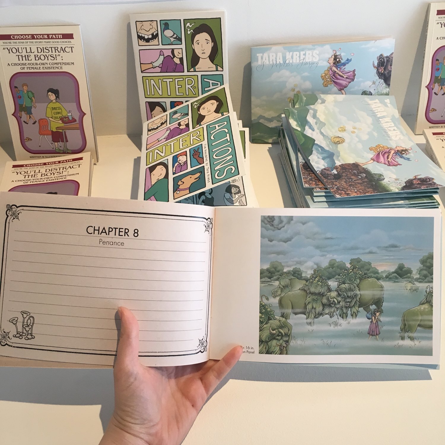 A peek inside the book