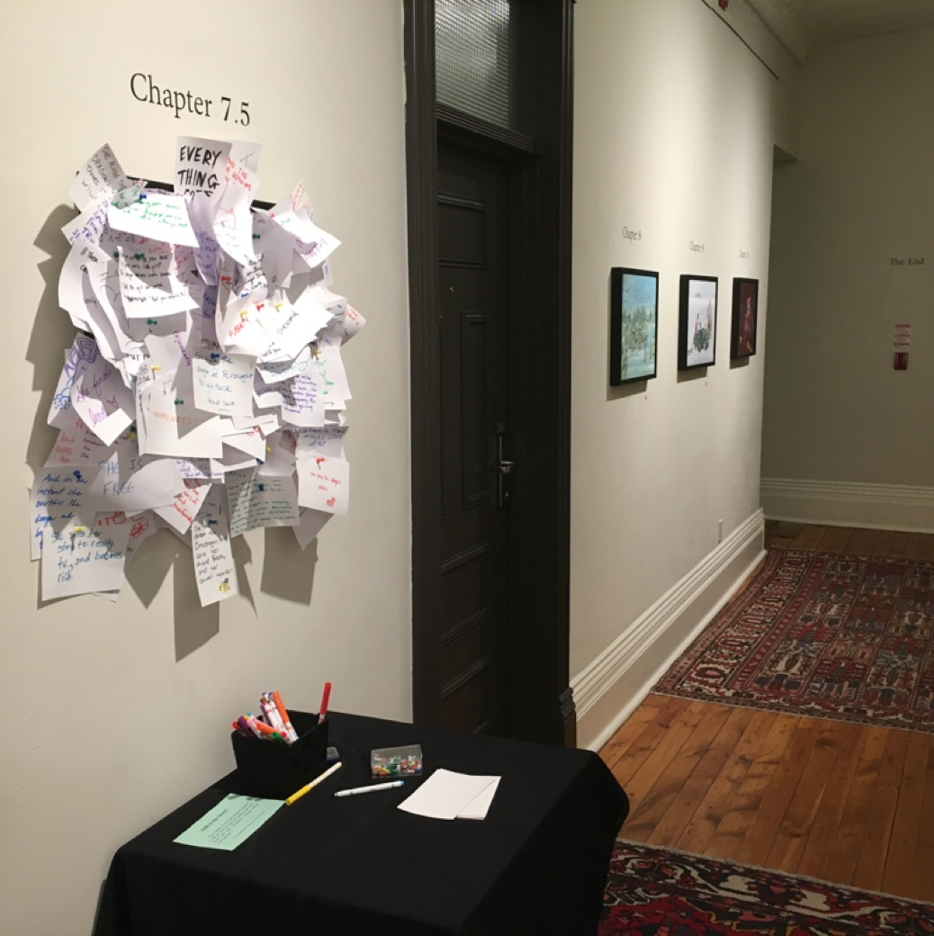 An interactive chapter at Come Up To My Room