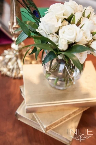 Creme de le Chic Events, INIJE Photography, Atlanta GA #cremedelechic #atlantawedding #roses #glamwedding