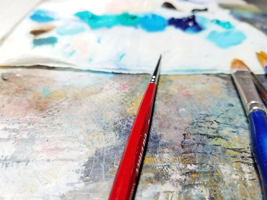 Palette used when working on this piece.